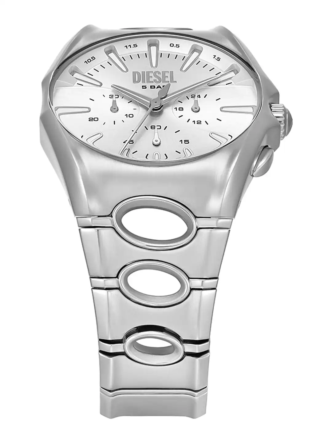 Buy DIESEL D-Curve Men Patterned Dial Bracelet Style Analogue