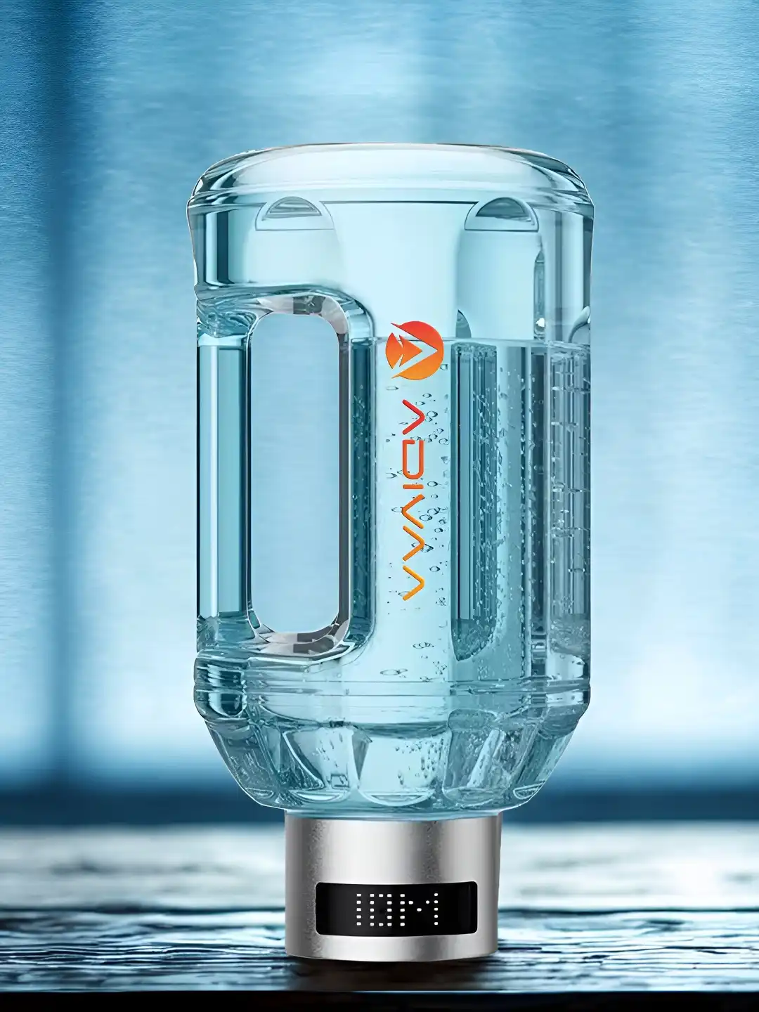 Buy ADIVAA Blue Hydrogen Water Bottle with LED Display 500 ML