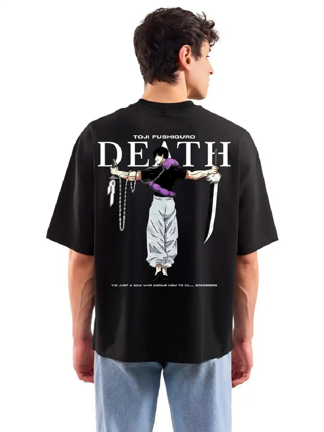 Buy MEGAKART Men Toji Fushiguro Death Cotton Tee - Tshirts for Men