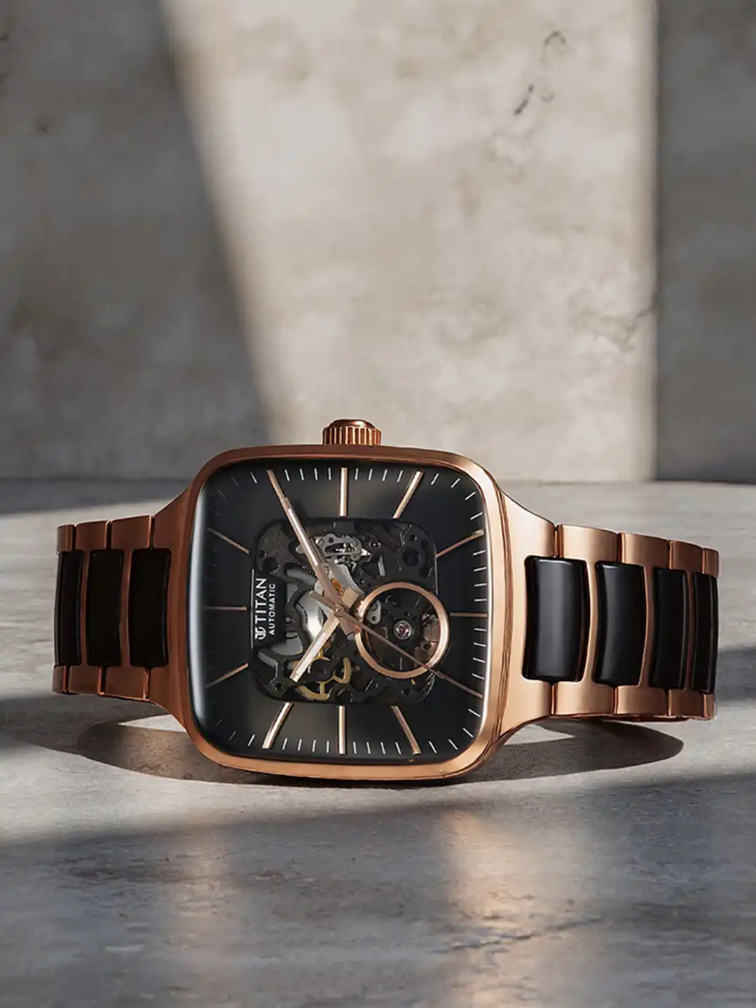 Buy Titan Ceramic Fusion Automatic With Black Dial Watch For Men