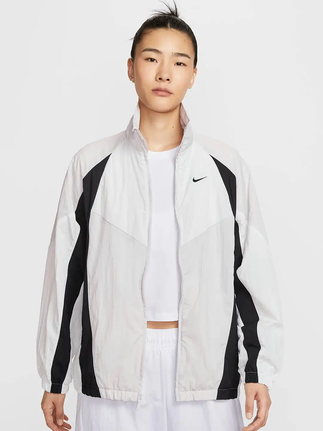 ナイロンジャケット OFF-WHITE x Nike Women's Running Jacket OFF-WHITE x Nike Women's Running Jacket Black/Yellow - FW19 - US