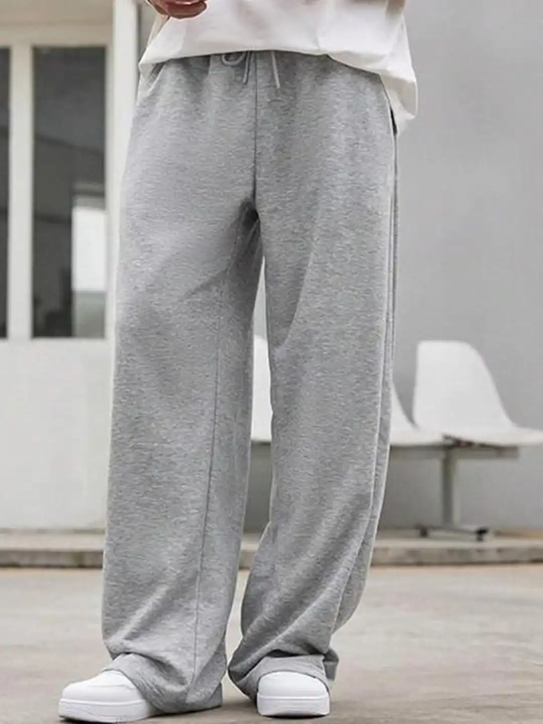 Buy YOU FOREVER Men Cotton Baggy-Fit Mid Rise Track Pant - Track