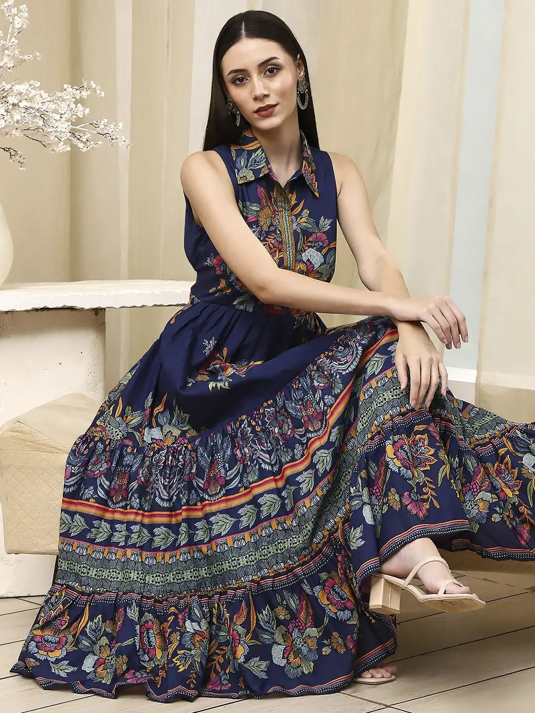 biba cotton dresses Feels like comfort and keeps you in a chic-style mode! #BIBAdress #easybreezybiba #BIBA (travel dresses, vacation dresses, resort wear, holiday outfits, travel fashion, cotton dresses, breezy dresses, chic dresses, lightweight dresses, getaway