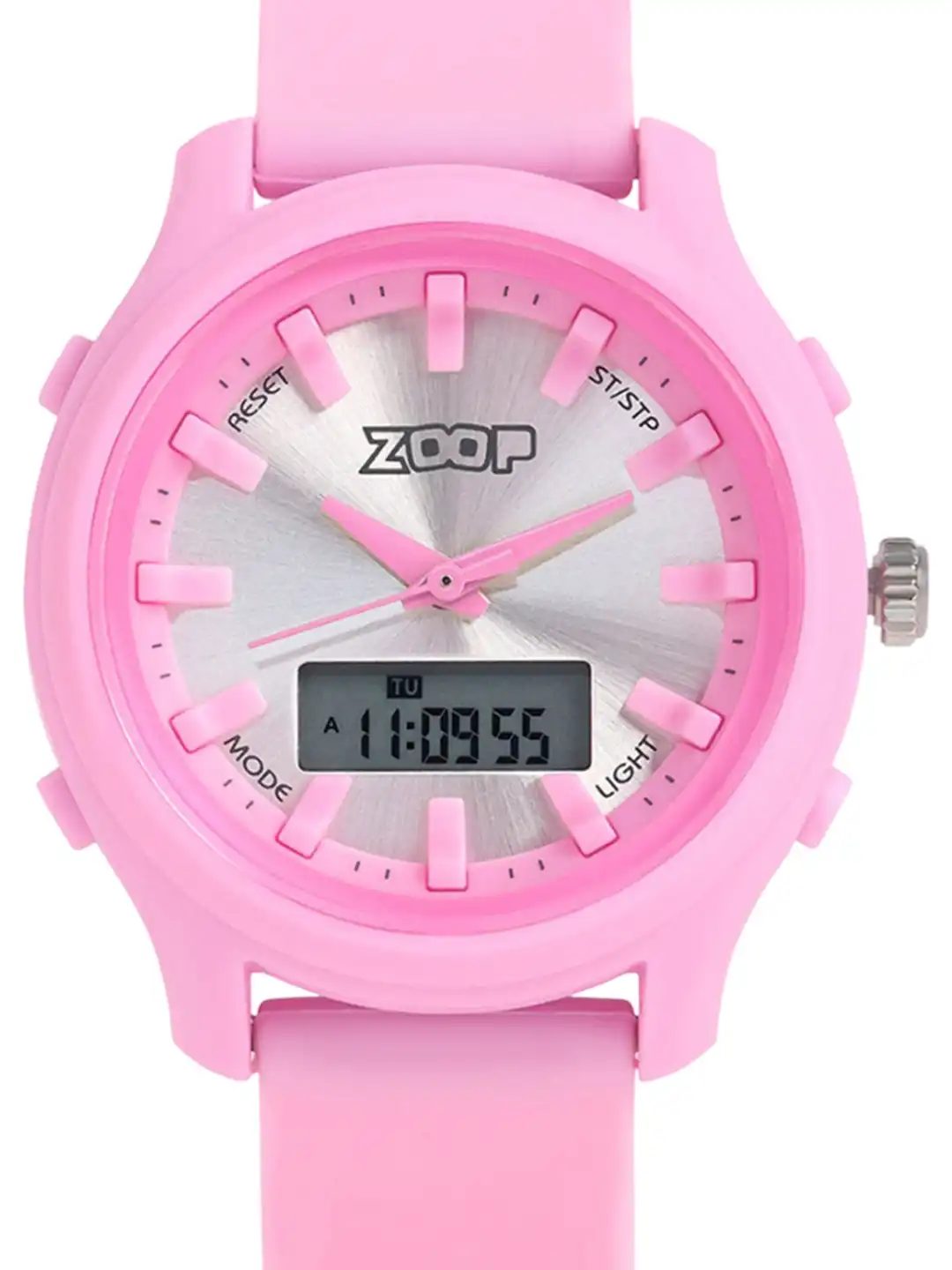 Buy ZOOP Pastel Pop Analog Digital Round Dial Girls Watch