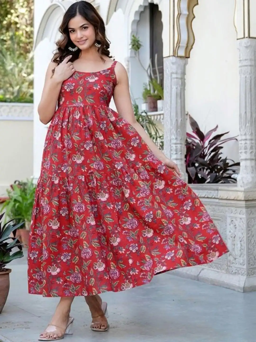 corsica women's floral printed fit & flare maxi dress reviews Buy CORSICA Floral Print Fit & Flare Maxi Dress - Dresses for Women  34716467
