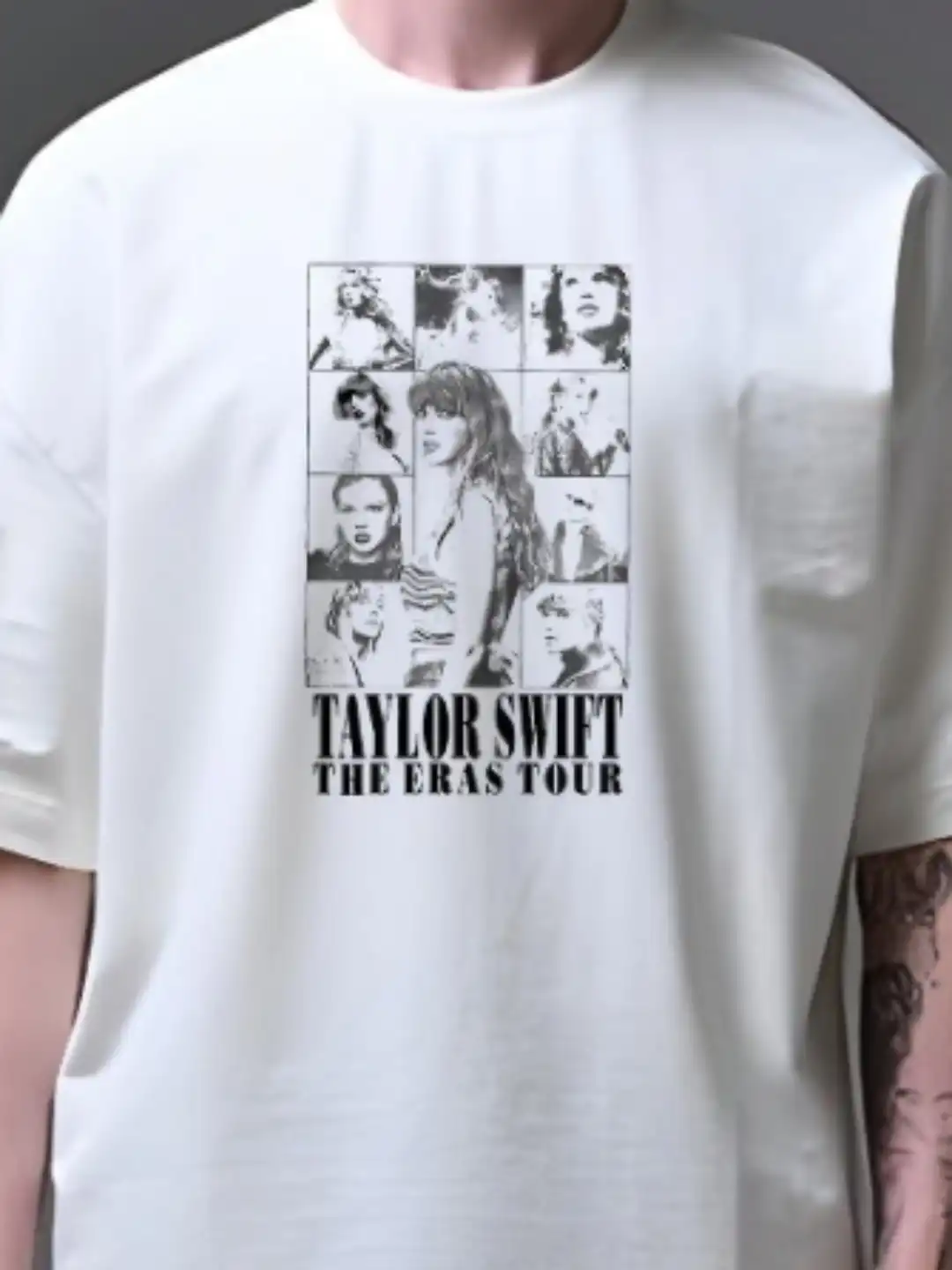 Buy Taylor Swift Era Men Graphic Oversized T-shirt - Tshirts for