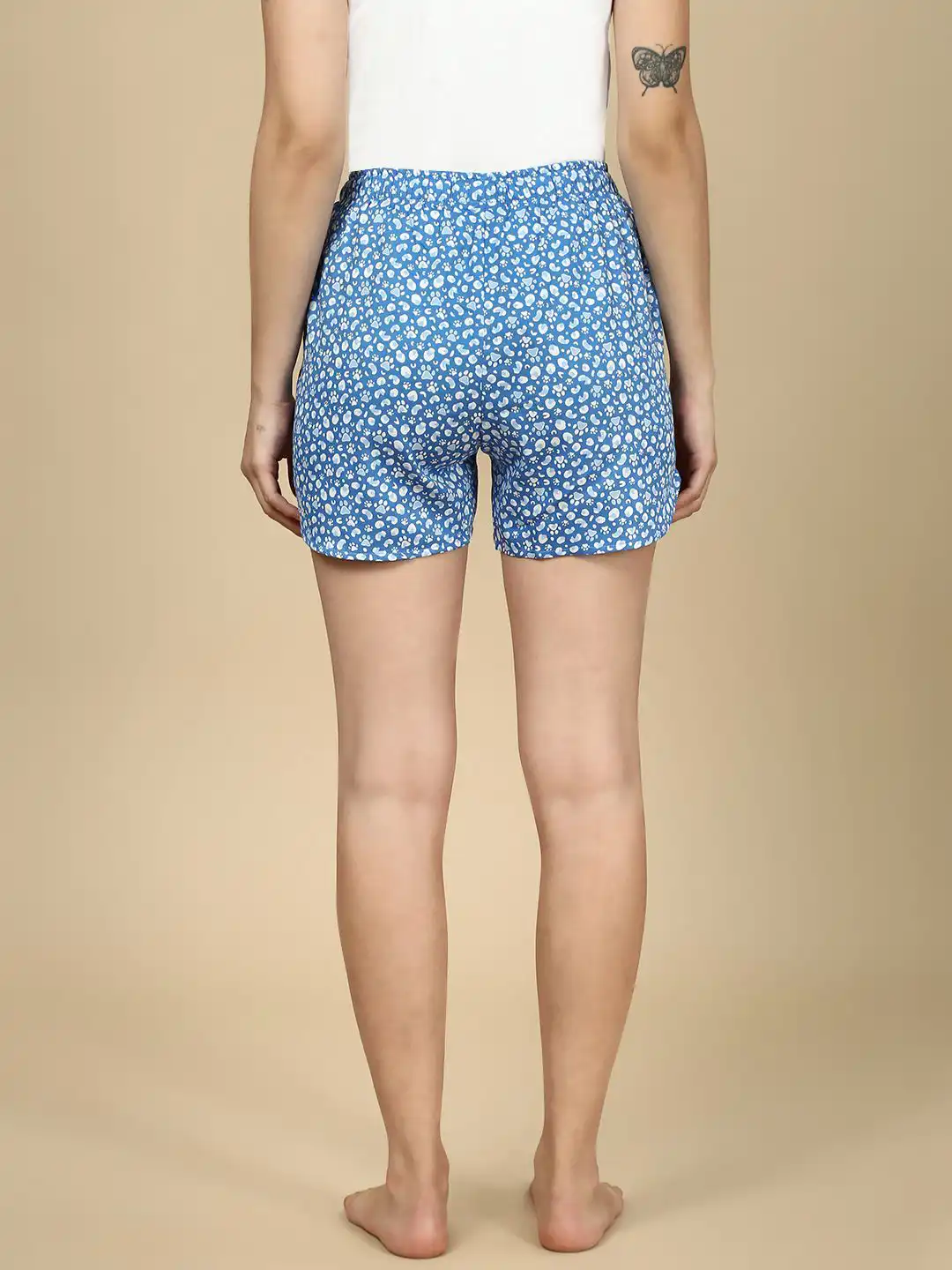 Buy PYNK Women Printed Lounge Shorts - Lounge Shorts for Women