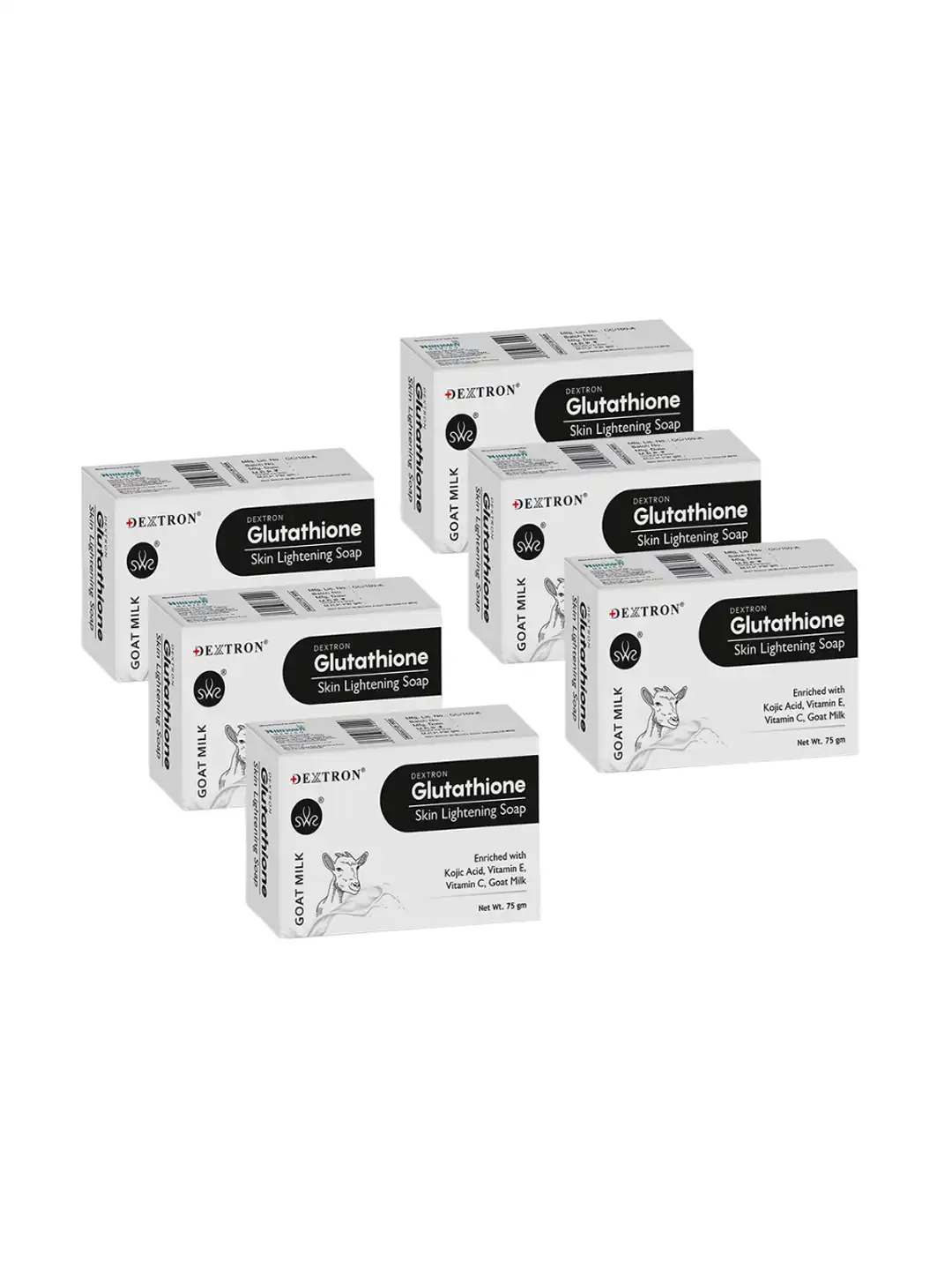 dextron glutathione skin lightening soap Buy Dextron Set Of 6 Glutathione Skin Lightening Soap With Kojic Acid &  Vitamin E - 75 g Each - Soap for Unisex 34764321