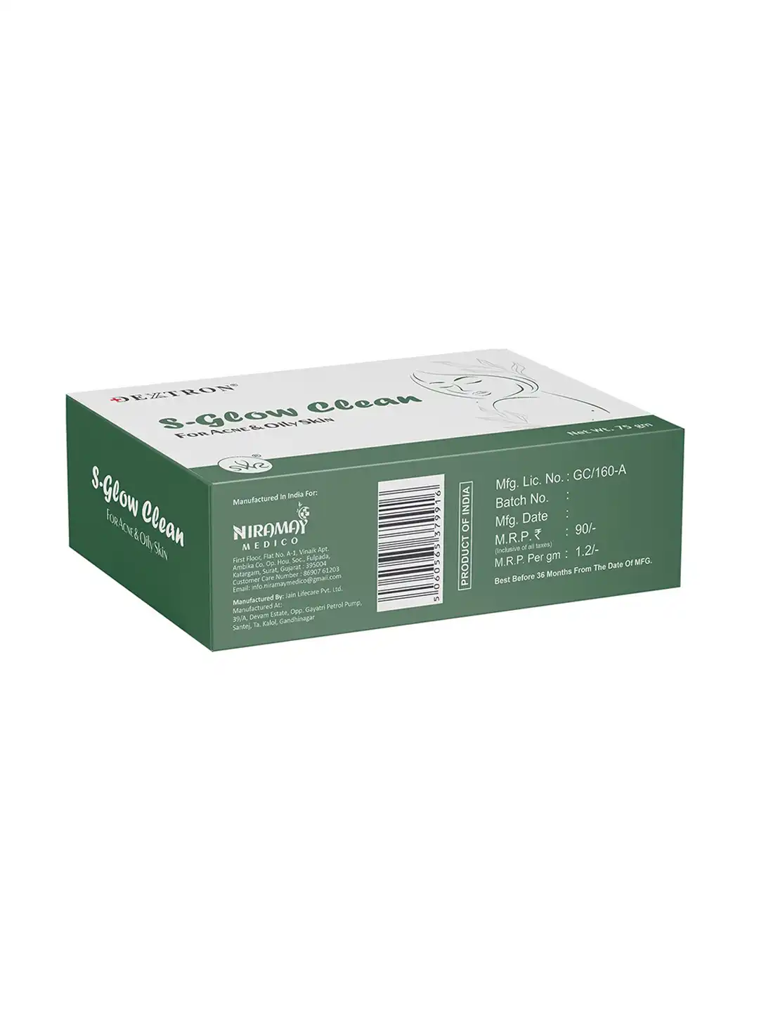 Buy Dextron Set Of 9 Glutathione S-Glow Clean Soap - 75 g Each - Soap for Unisex 34764682