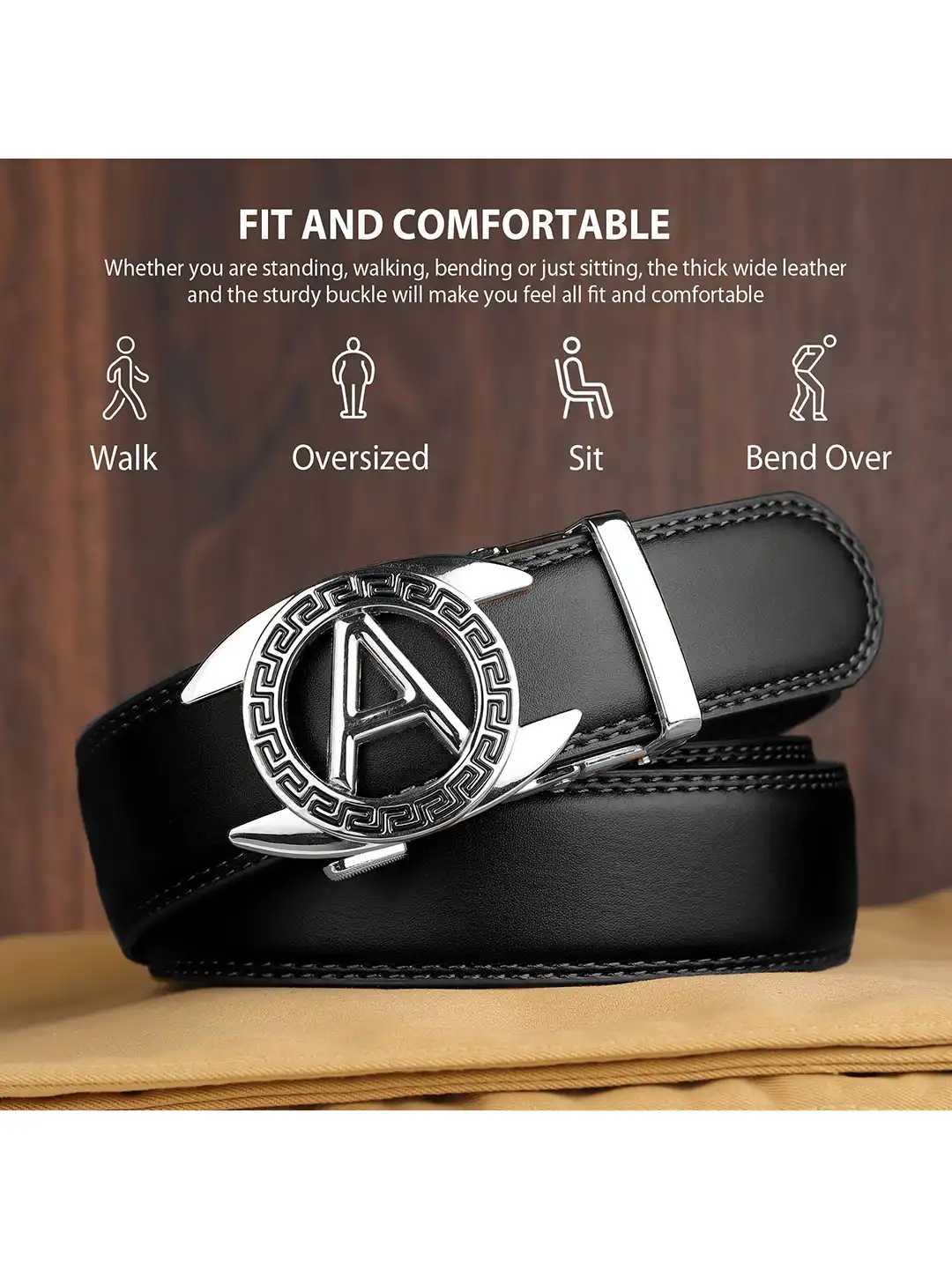 Buy The Roadster Lifestyle Co Men Alphabet Letter Autlock Buckle