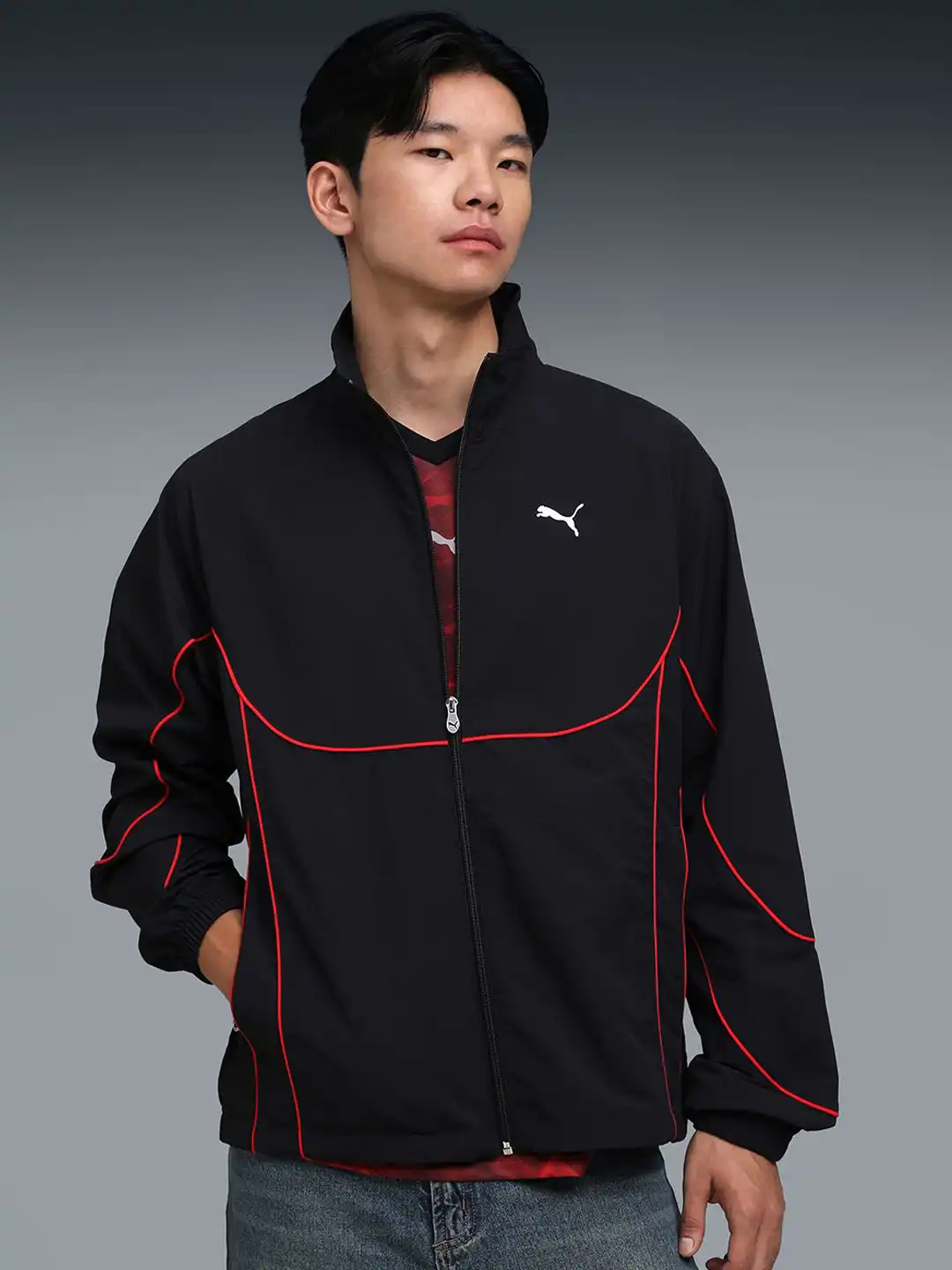 PUMA IZUKA 長袖ウィンドブレーカー 飯塚高校 値下げ可能 Buy Puma Tech-X Windproof Track Jacket - Jackets for Men 34808789