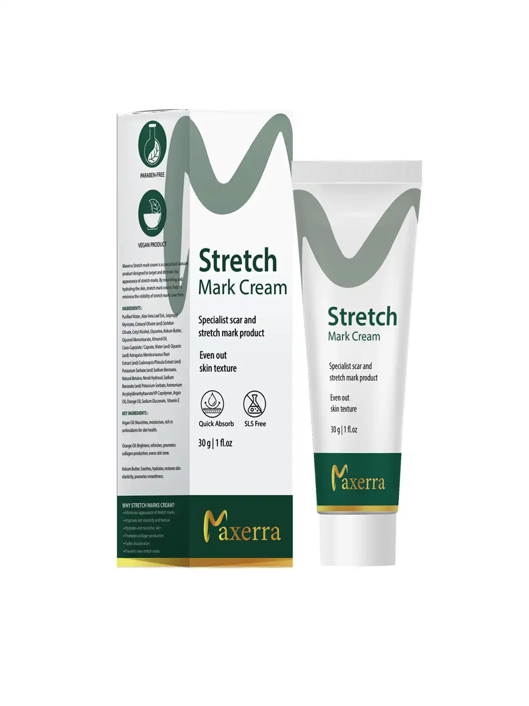 Buy Maxerra Unisex Stretch Mark Cream With Vitamin E & Aloe Vera - 30 g - Stretch  Marks Cream and Oil for Unisex 33164631 | Myntra