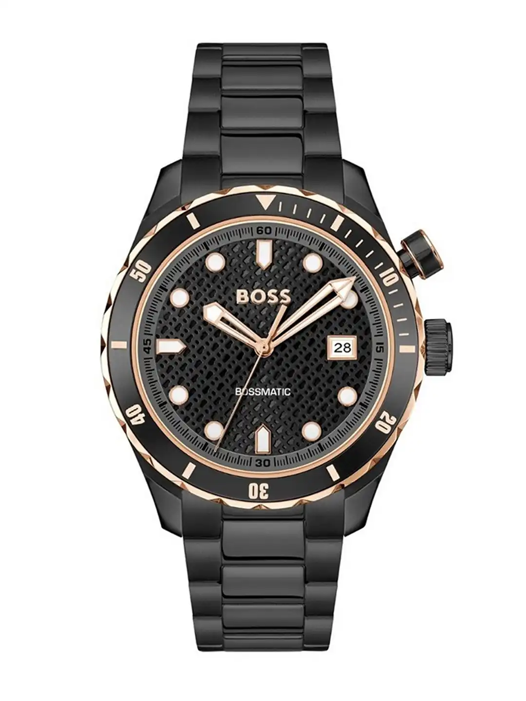 Buy BOSS Men Stainless Steel Straps Analogue Automatic Solar