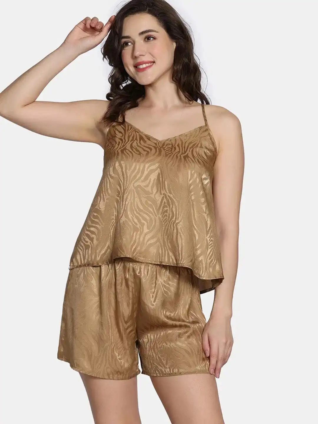 zivame satin night dress Lace Zivame Satin Night Dress Night Suit With Robe Best Sale