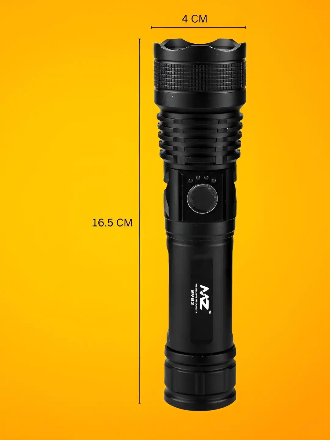 Buy MZ M983 Black 100W Metal Rechargeable Led Flashlight