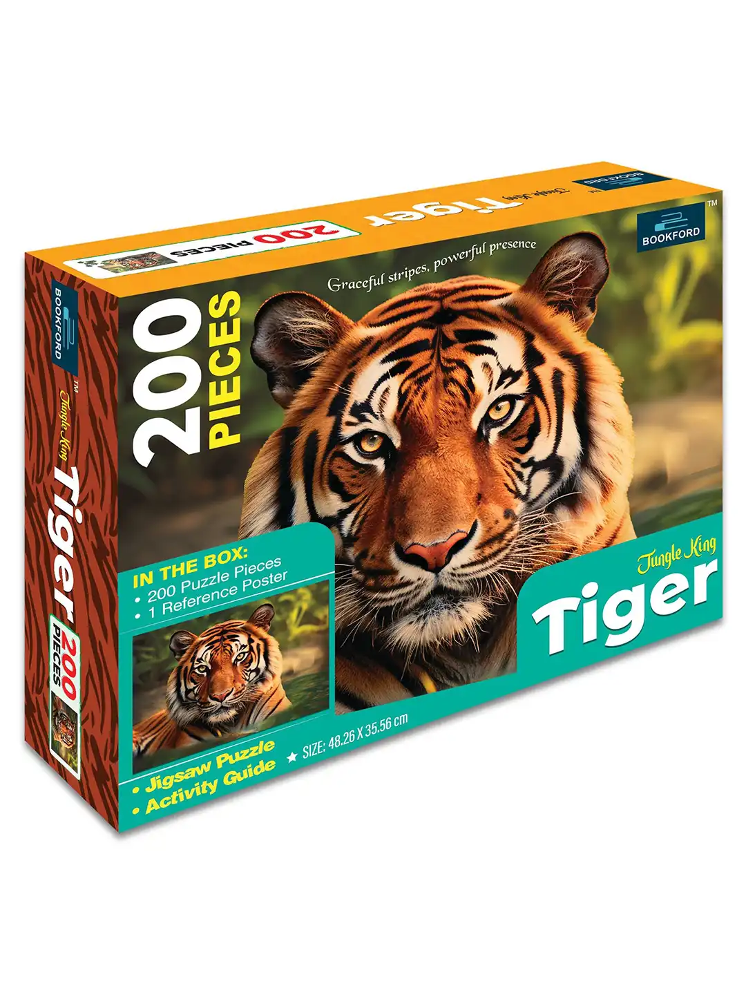 Buy Bookford Jungle King 'Tiger' Jigsaw Puzzle Activity Toys and