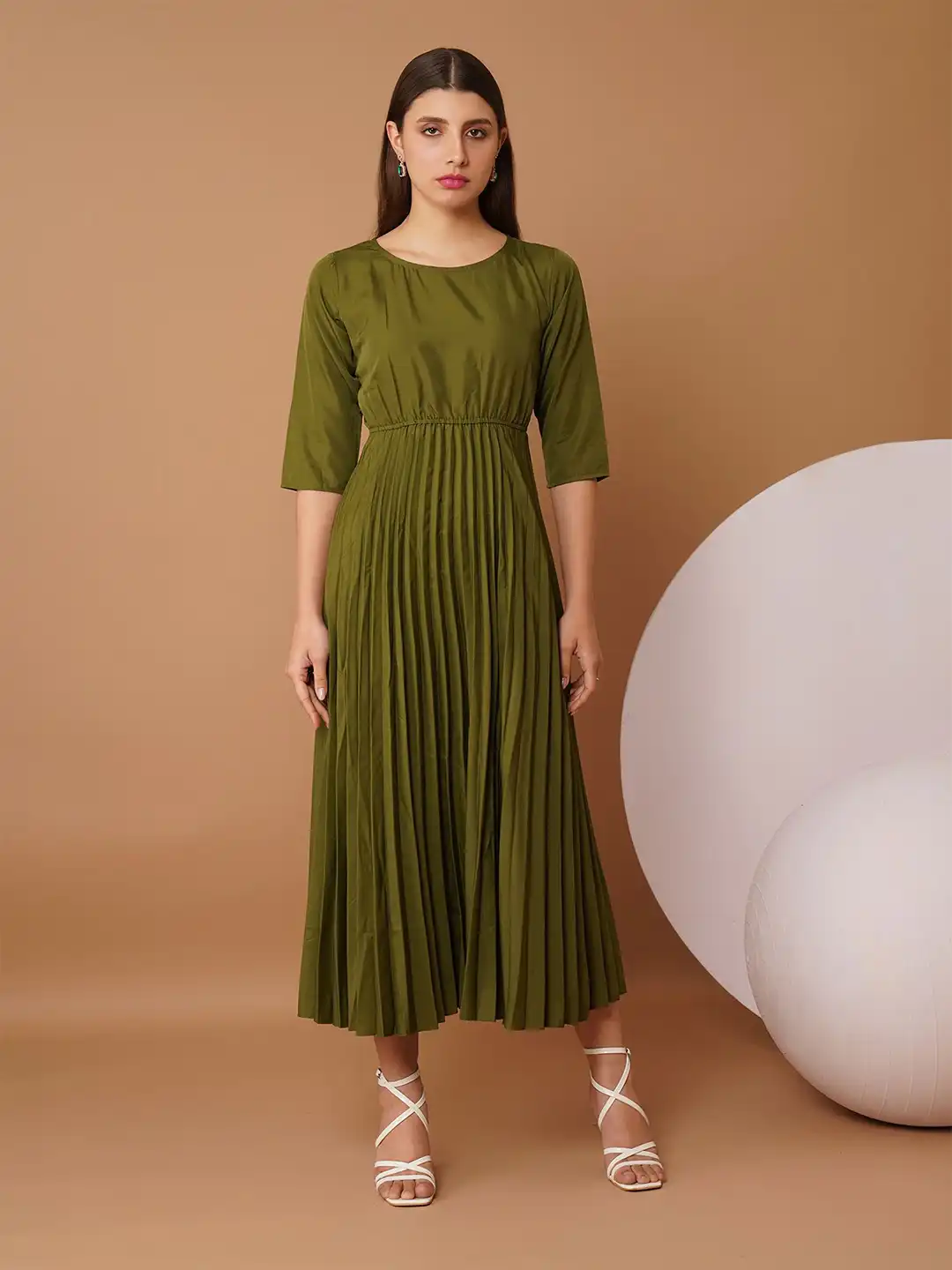 satin fit and flare homecoming dresses Colors 3667 main image 0