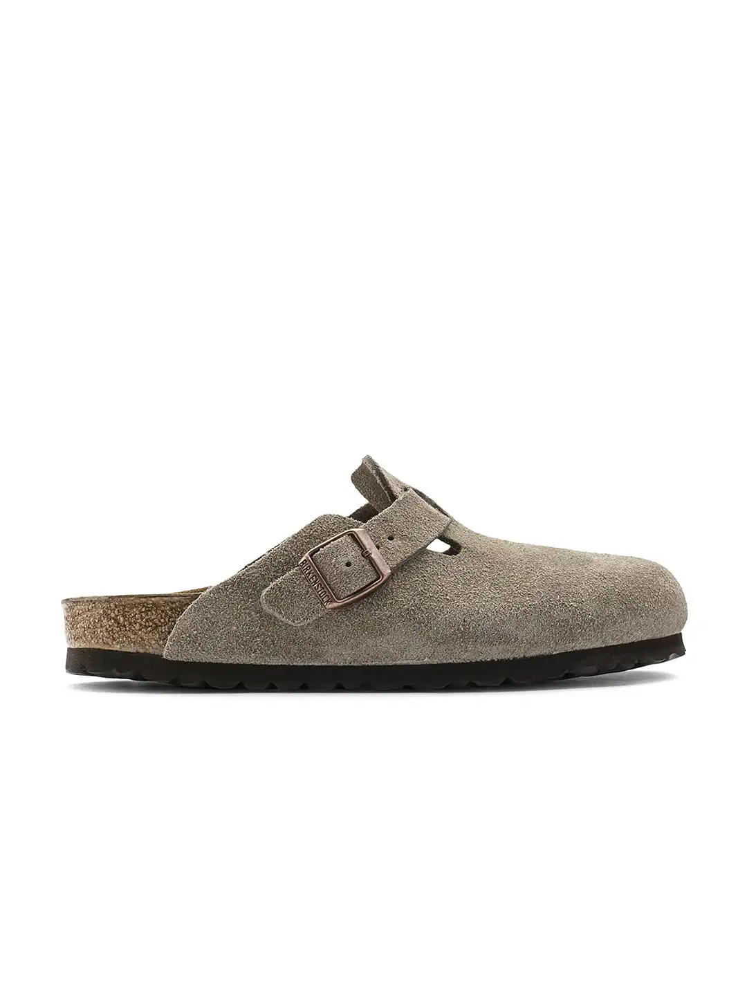 Buy Birkenstock Boston Unisex Regular Width Beige Leather Sandal