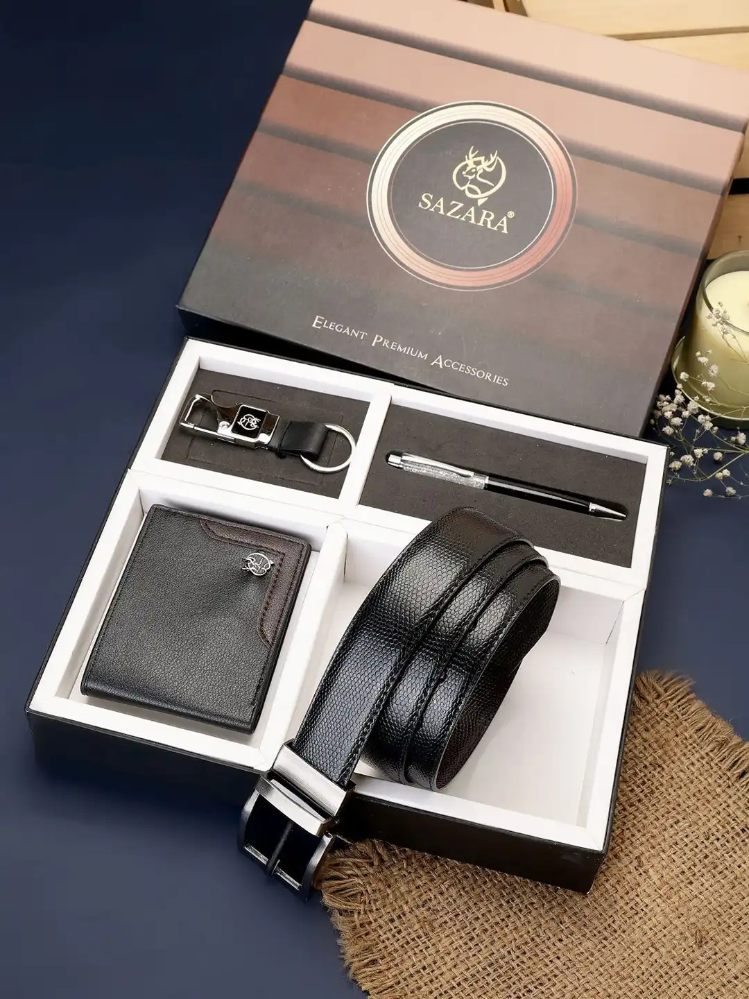 Buy SAZARA Men Accessory Gift Set of - Accessory Gift Set for Men