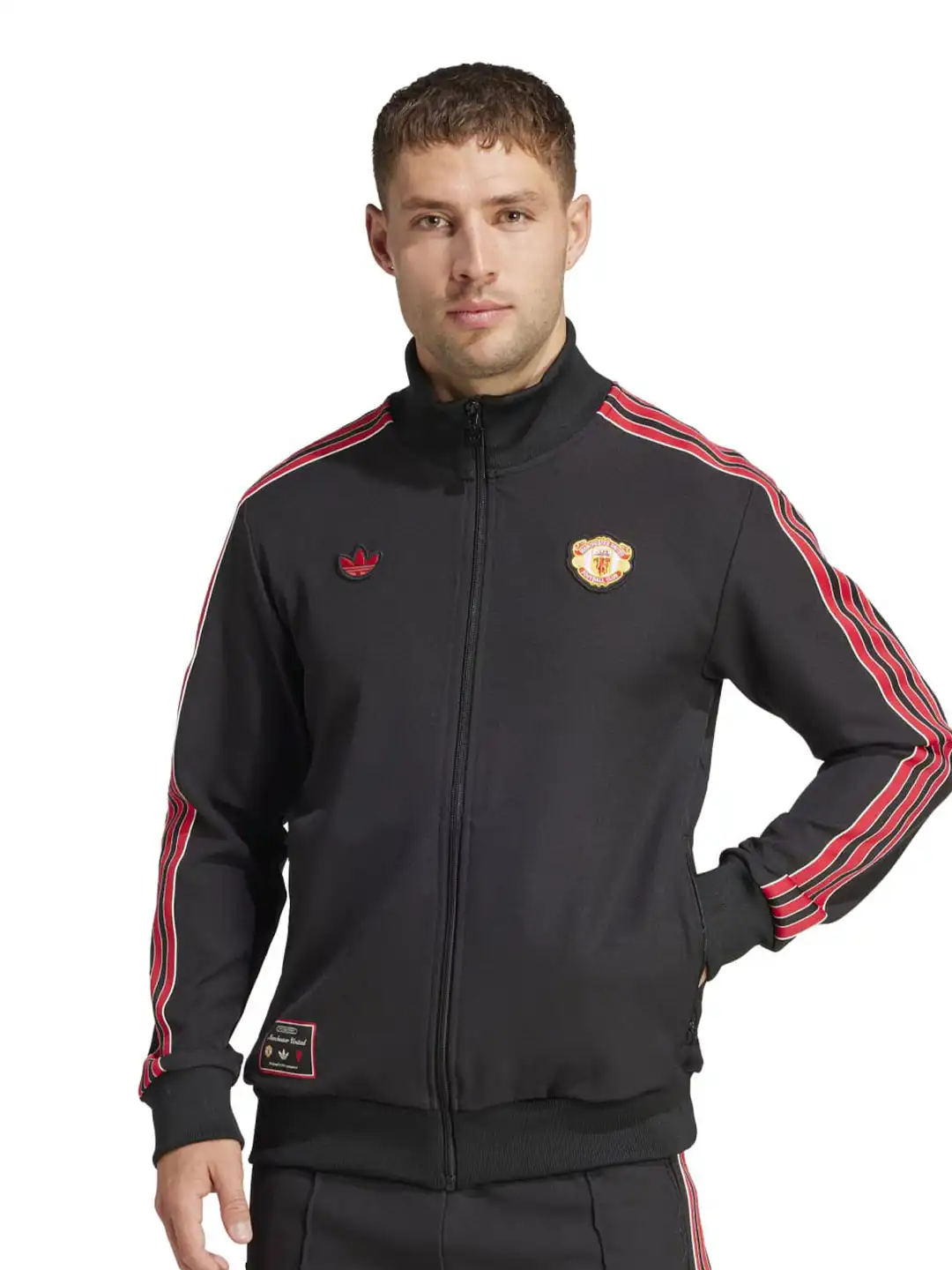 Buy ADIDAS Manchester United Terrace Icon Printed Track Jacket Buy ADIDAS Manchester United Terrace Icon Printed Track Jacket