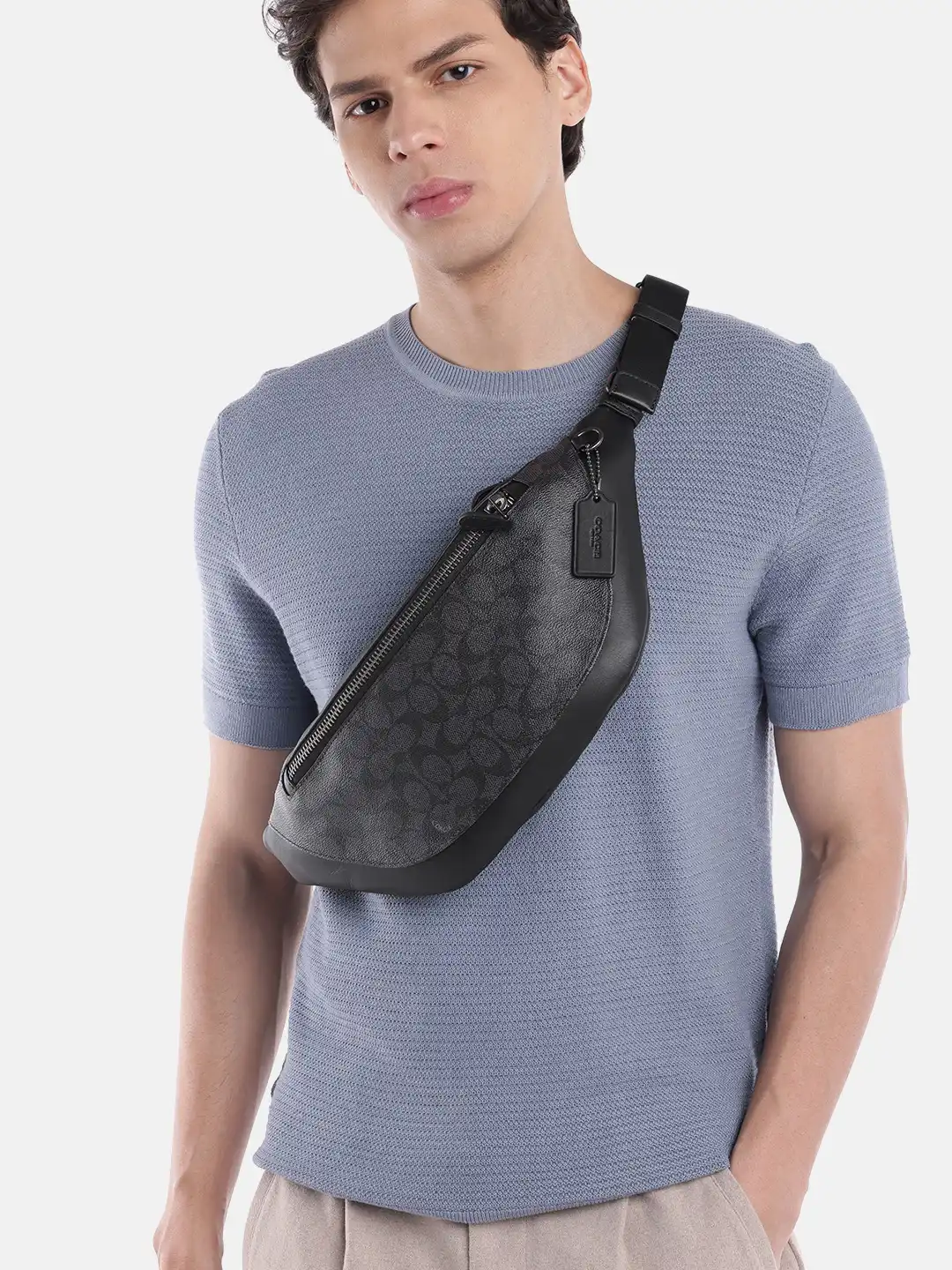 バッグ Coach waist bag/pouch Buy Coach Men Brand Logo Printed Fanny Waist Pouch - Waist Pouch