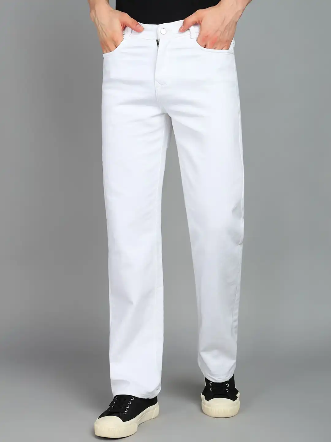 Buy SZN Men Classic Relaxed Fit Mid-Rise Stretchable Relaxed Fit