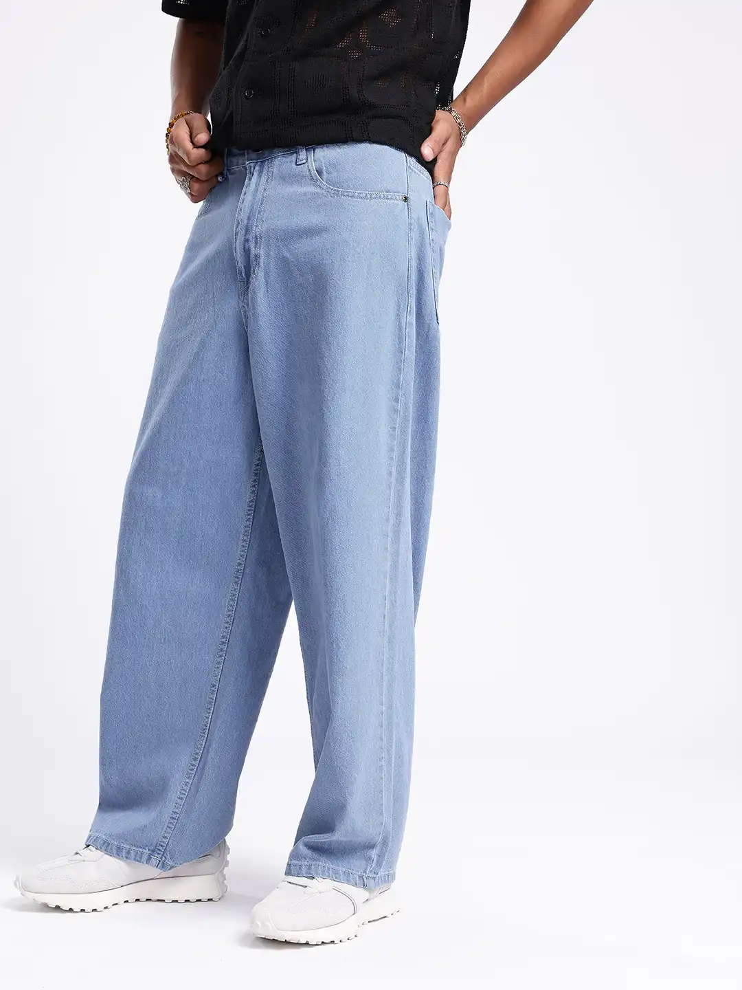 Buy glitchez Men Baggy Fit Jeans - Jeans for Men 31179656 | Myntra