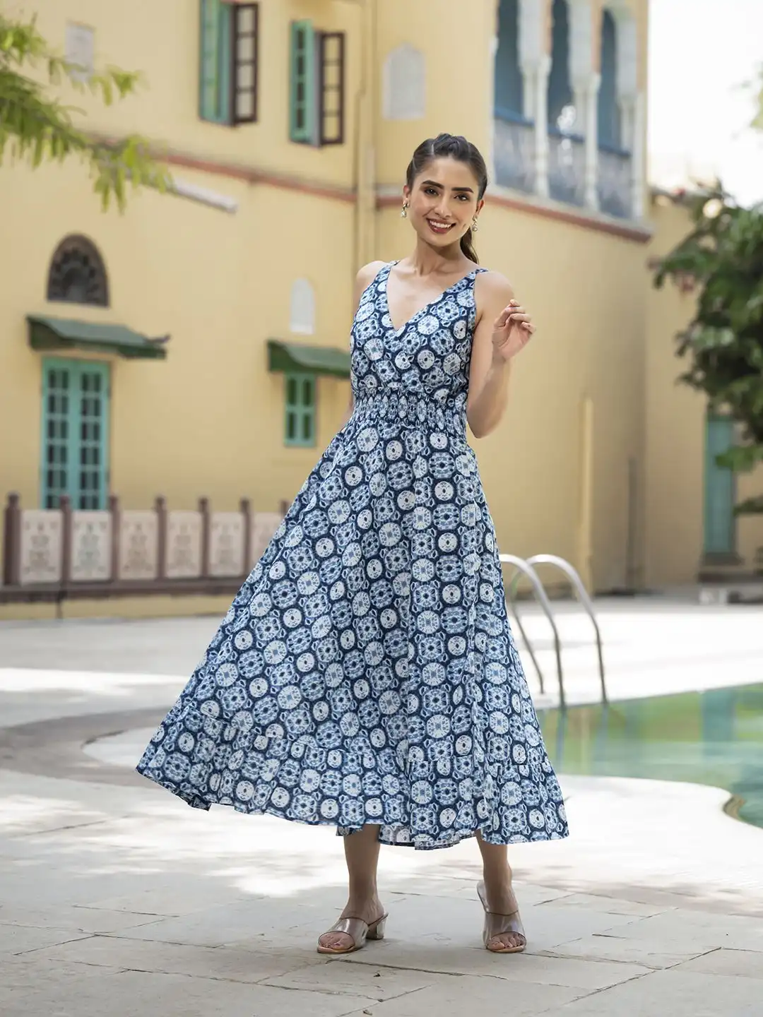 corsica women's floral printed fit & flare maxi dress reviews The Azalea Maxi Nap Dress in Coral Corsica Paisley, styled two ways Available now!