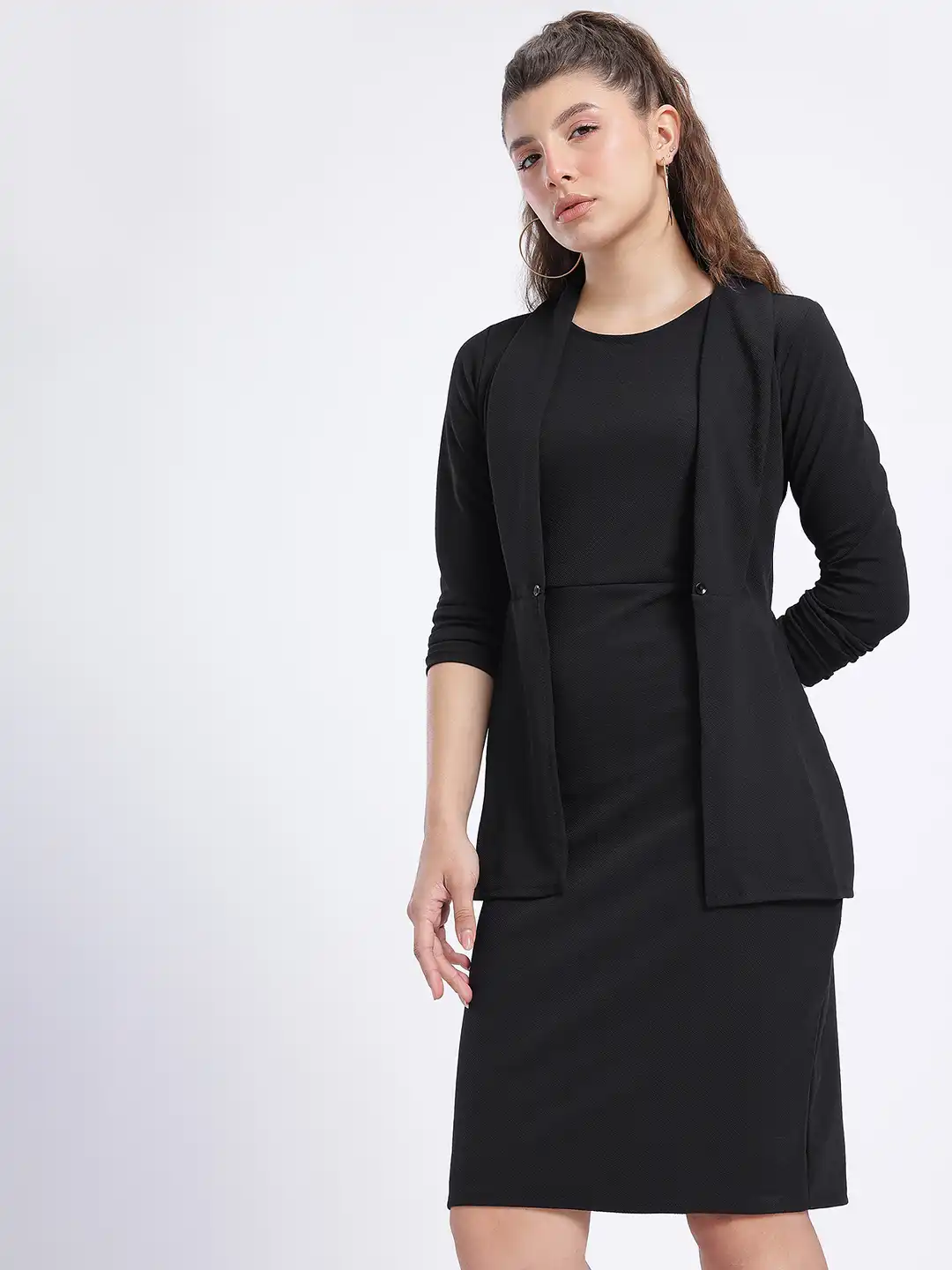 Buy SZN Bodycon Dress with Jacket - Dresses for Women 33391089 | Myntra