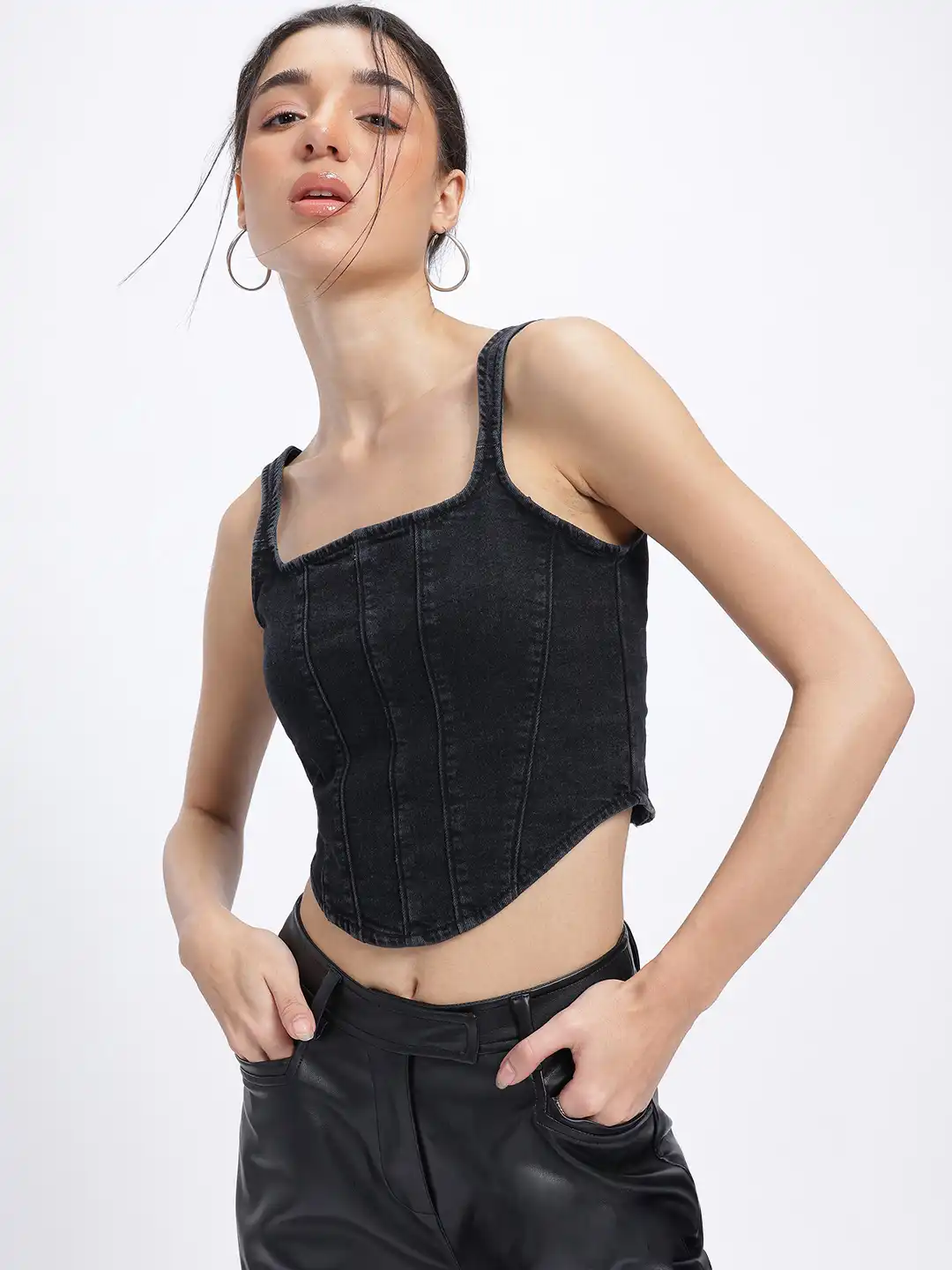 Buy glitchez Corset Crop Top - Tops for Women 31644192 | Myntra