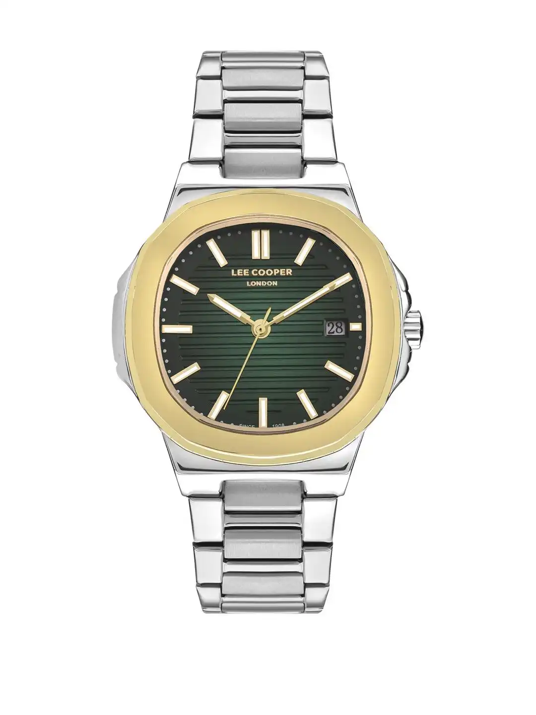 Buy Lee Cooper Men Dial & Stainless Steel Bracelet Style Straps