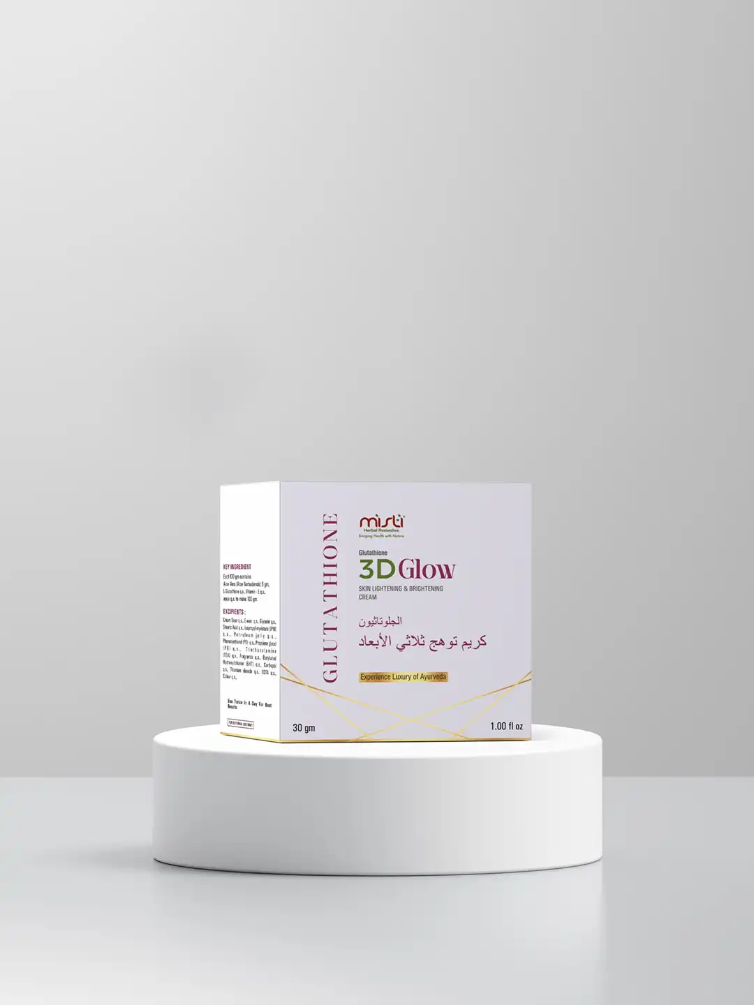 herbal glutathione skin whitening for lightening: a regnant myth or evidence-based verity? Buy Misti Herbal Remedies 3D
