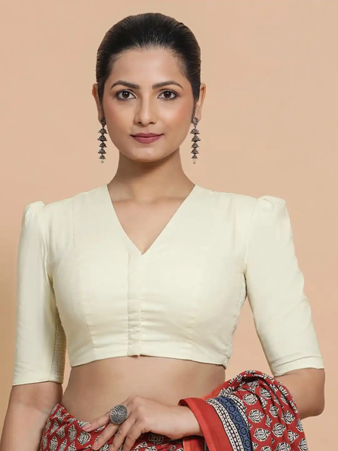 Buy Binks Rima x Rozaana Puff Sleeves Saree Blouse - Saree Blouse