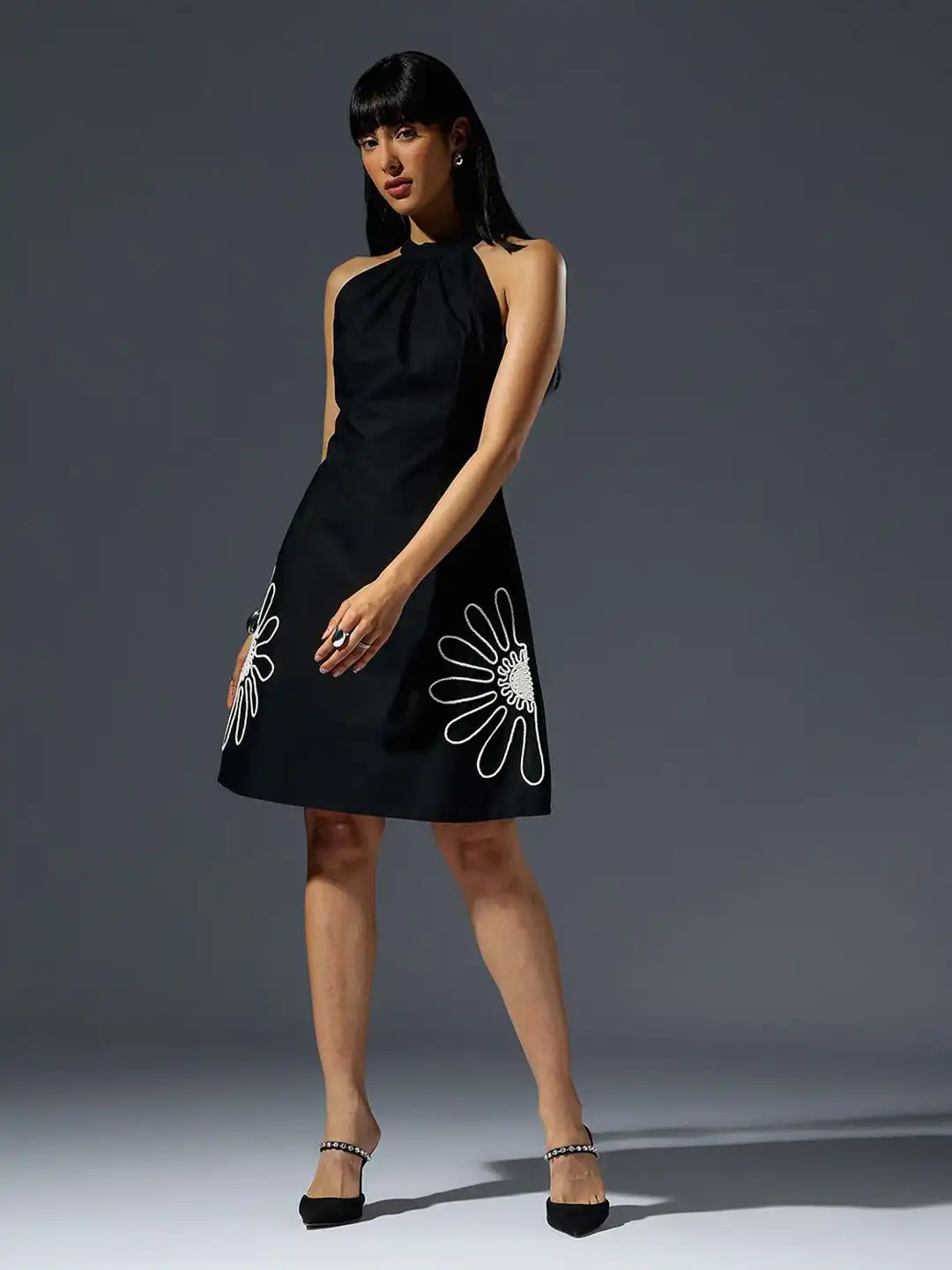 Buy H&M A-Line Embroidered Dress - Dresses for Women 34024834 | Myntra Buy H&M A-Line Embroidered Dress - Dresses for Women 34024834 | Myntra
