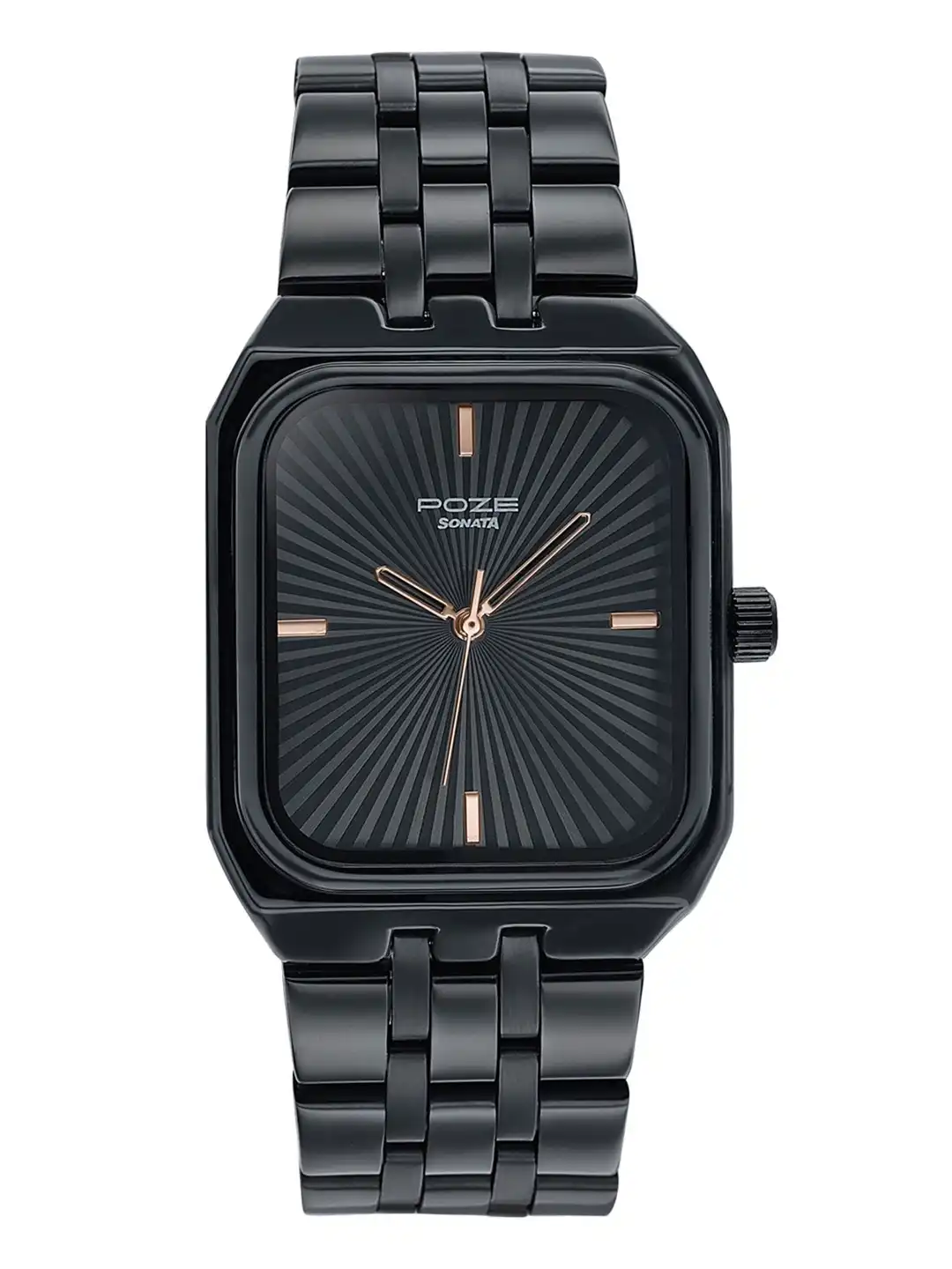 STONE  TYPE LO ブラック W32 Buy Sonata Poze 7 Analog Black Dial Watch For Men - SP70089NM01W
