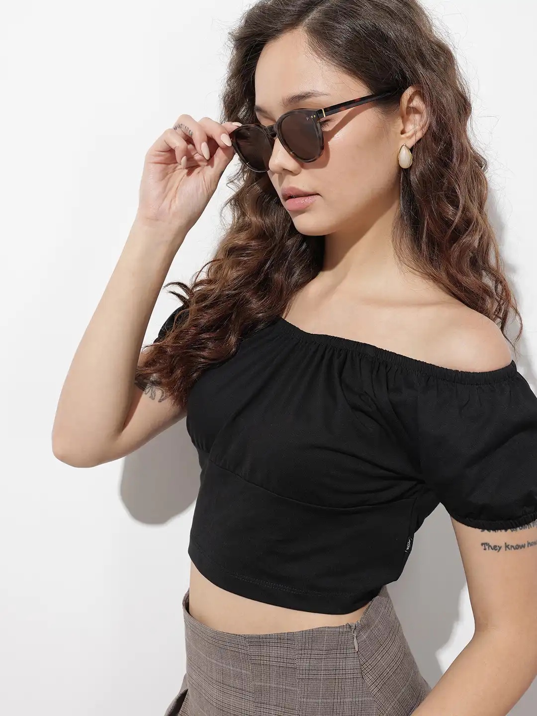 Buy The Roadster Life Co. Off-Shoulder Crop Top - Tops for Women