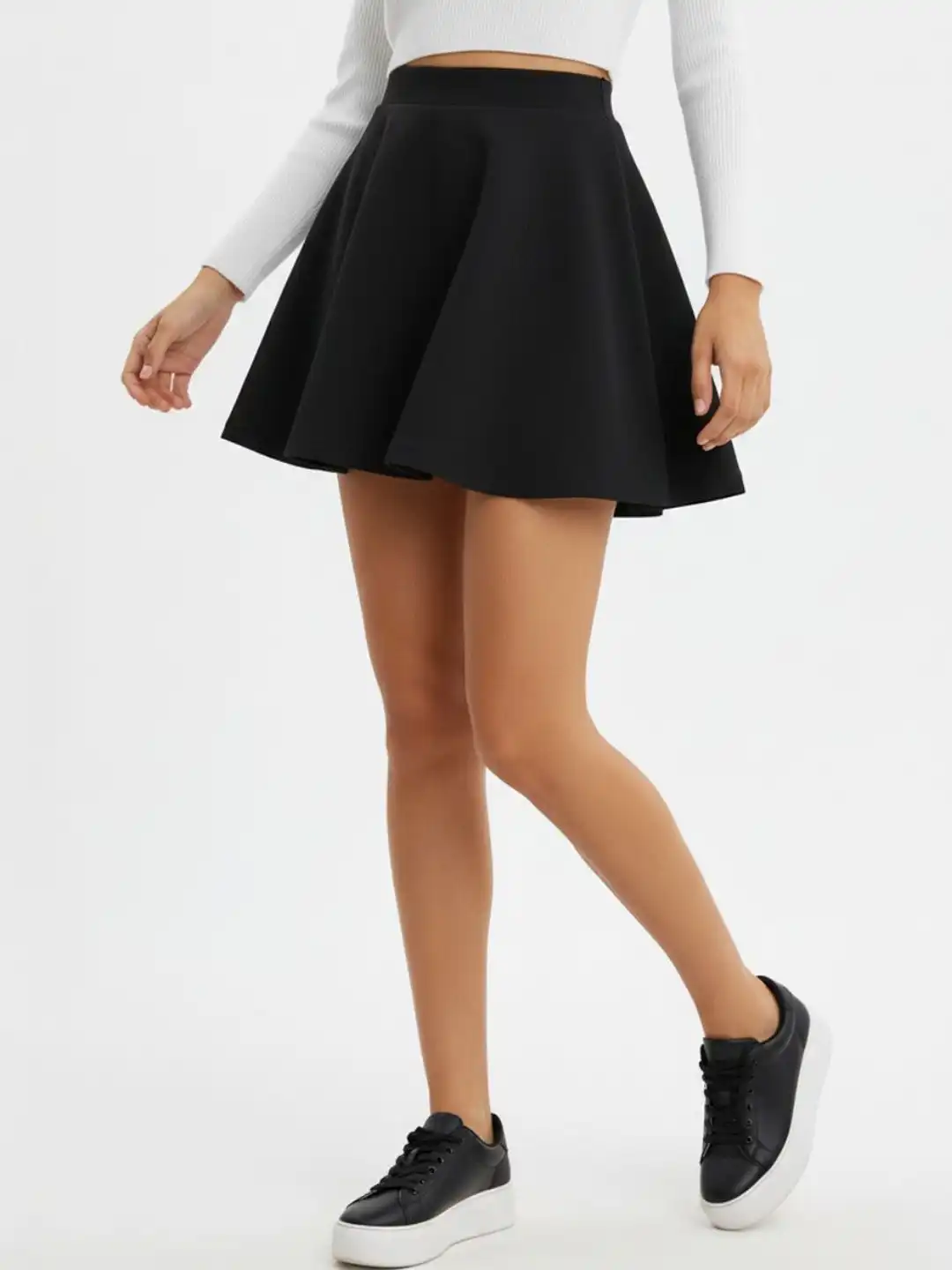 Buy glitchez Mini Flared Skirt - Skirts for Women 37964261 | Myntra