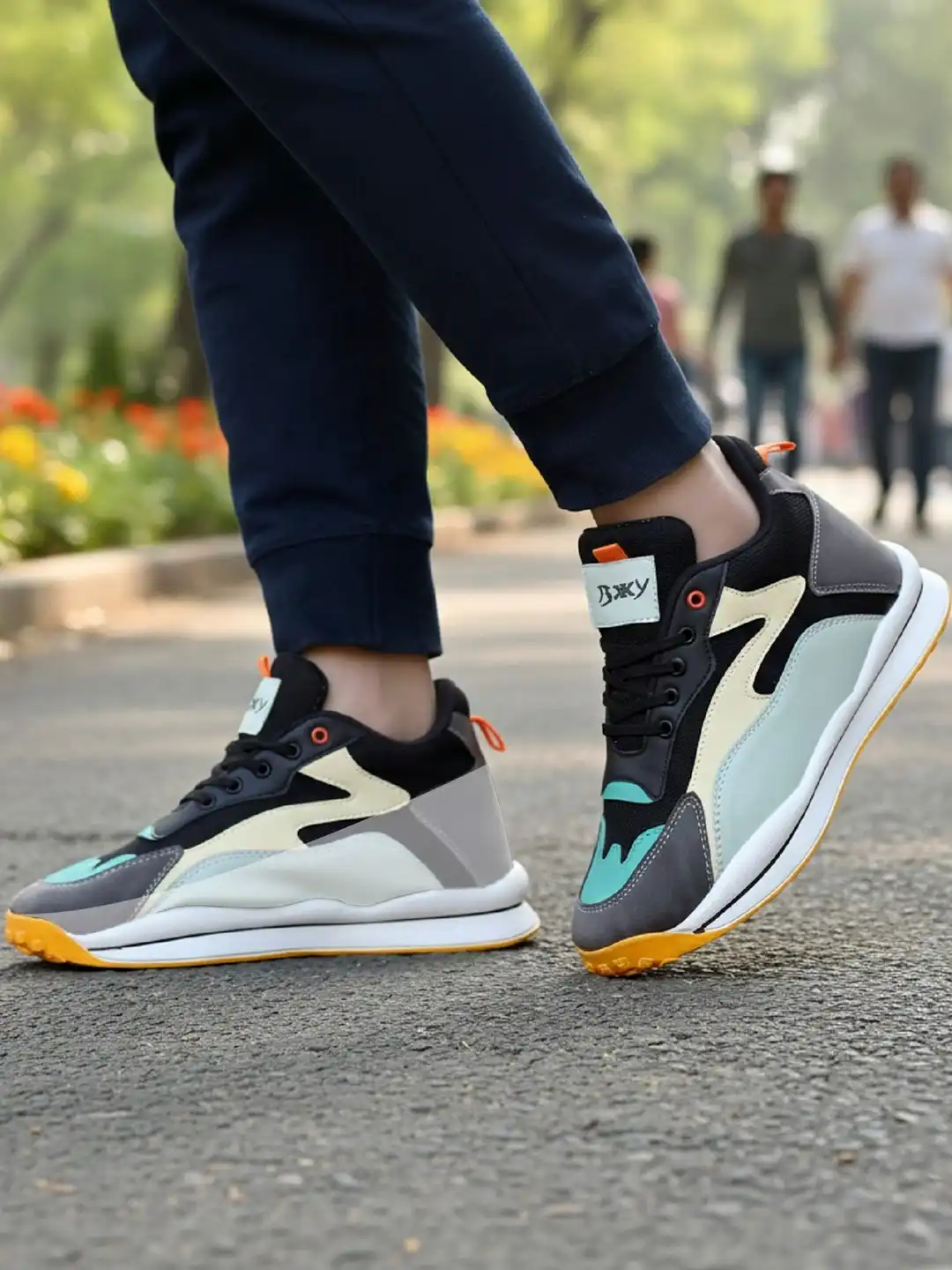 Buy Bxxy Men Multi-Color Lace-Up Hidden Height Increasing Sneaker