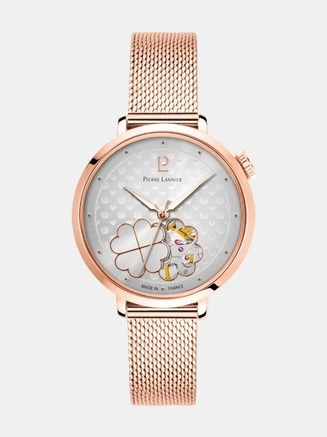 Buy Pierre Lannier Dial & Stainless Steel Bracelet Style Straps
