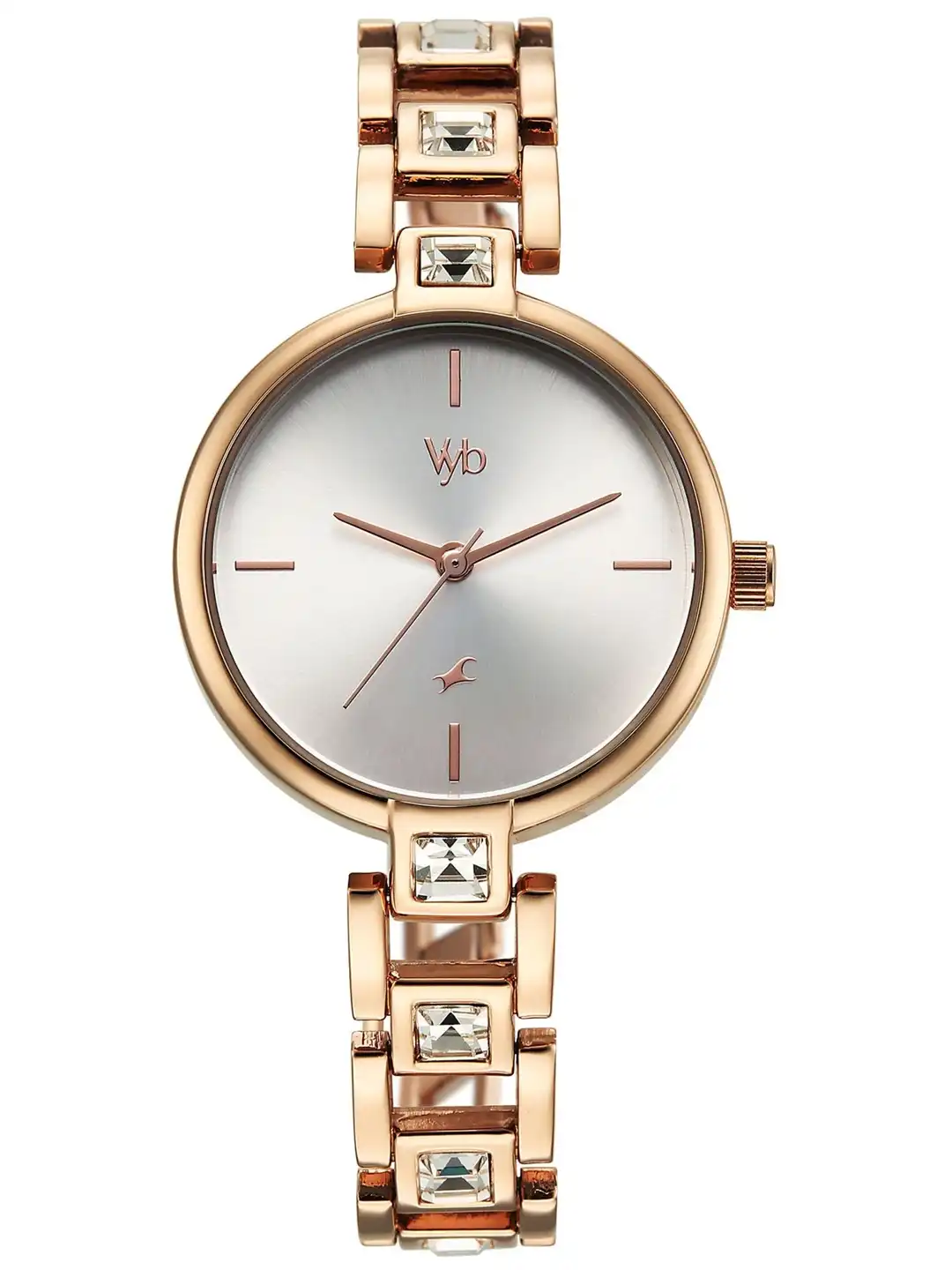 Buy Fastrack Vyb Manifester Quartz Silver Dial Analog Watch For
