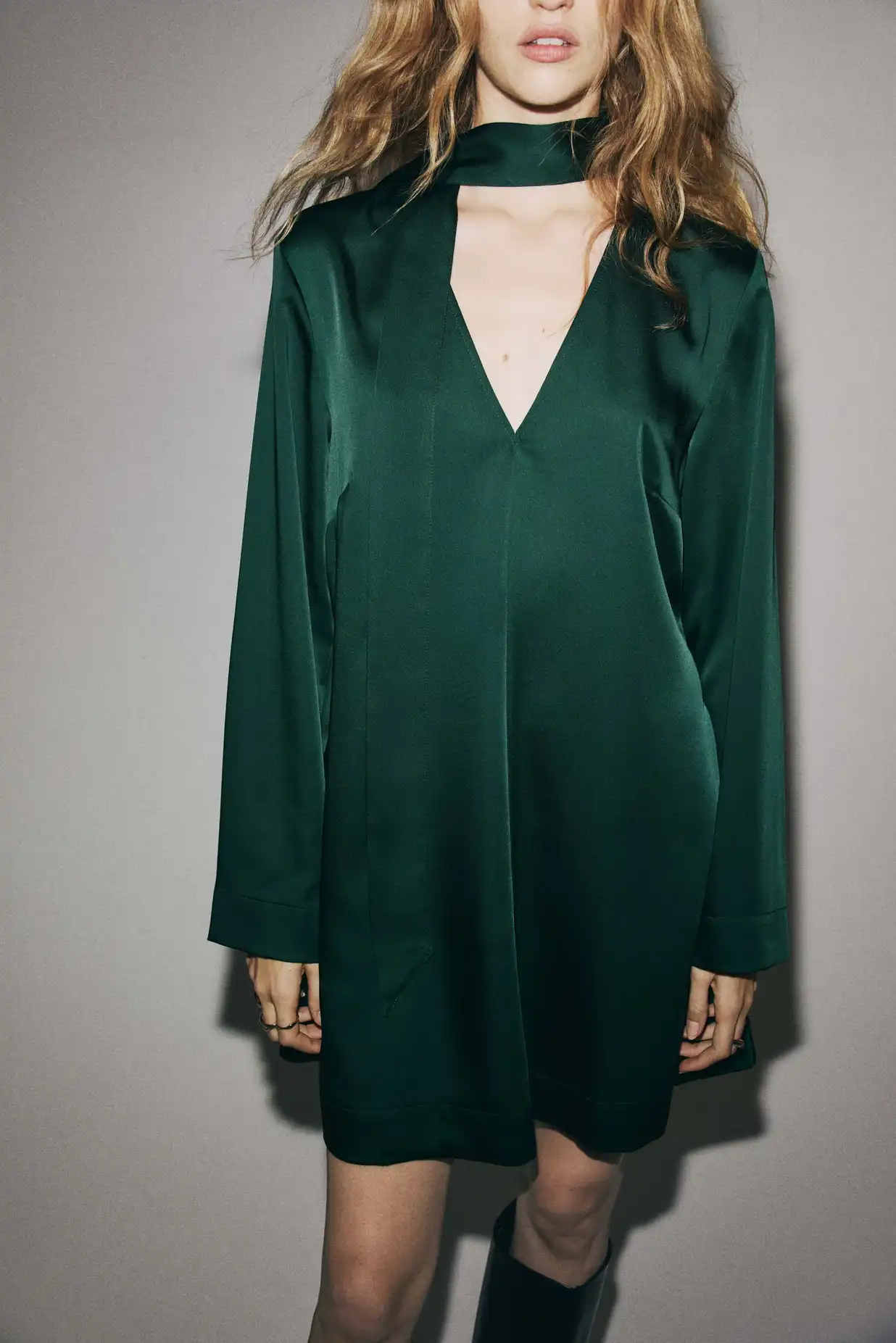 Buy H&M Scarf-Detail Satin Dress - Dresses for Women 37776538 | Myntra