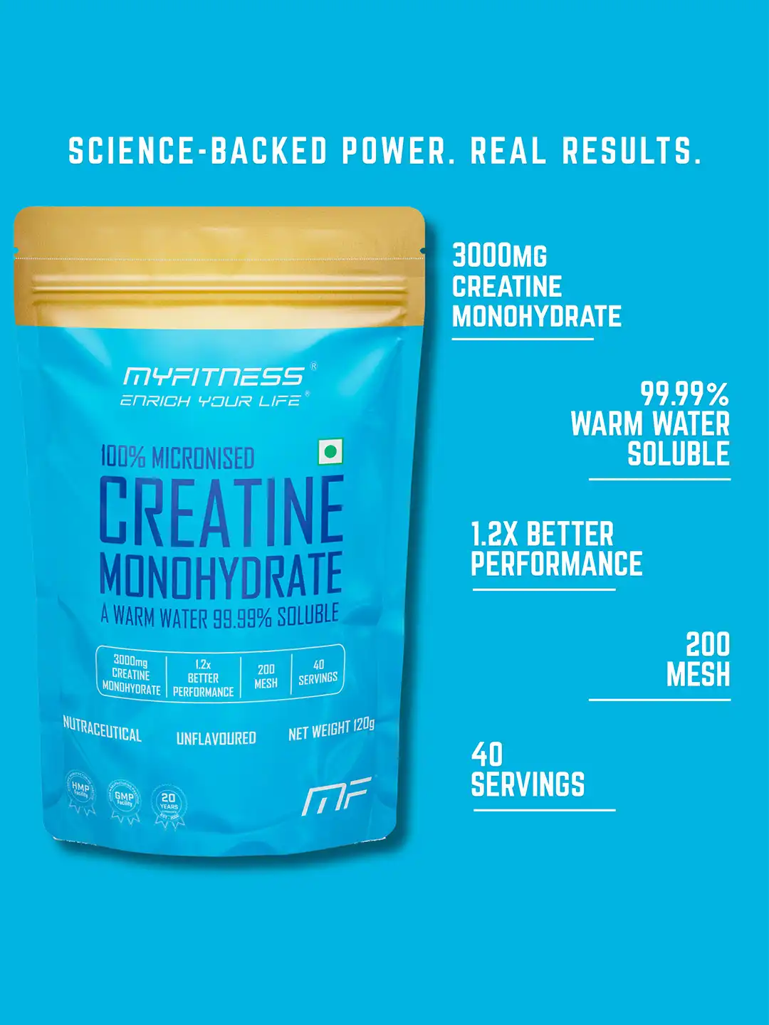 Buy Myfitness 100% Micronized Creatine Monohydrate Powder