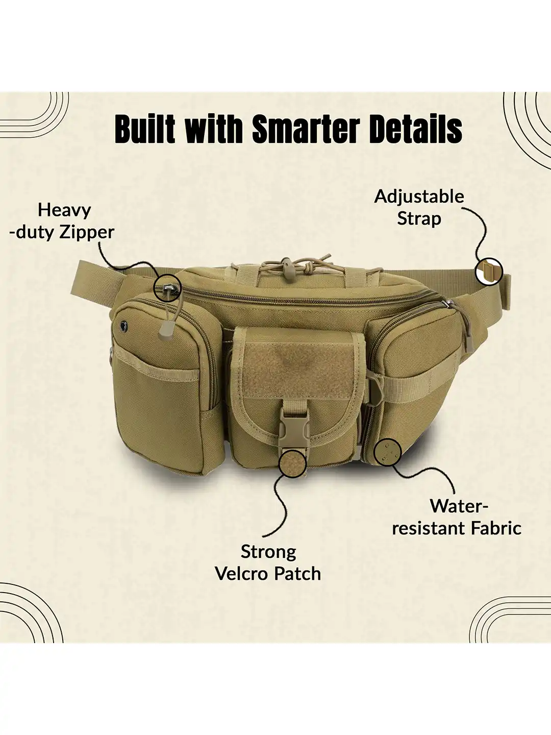 tactical fanny army fatigue fanny pack