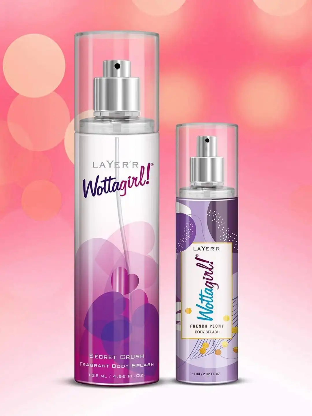 Buy LAYER'R WOTTAGIRL! Set Of 2 Secret Crush Body Splash & French