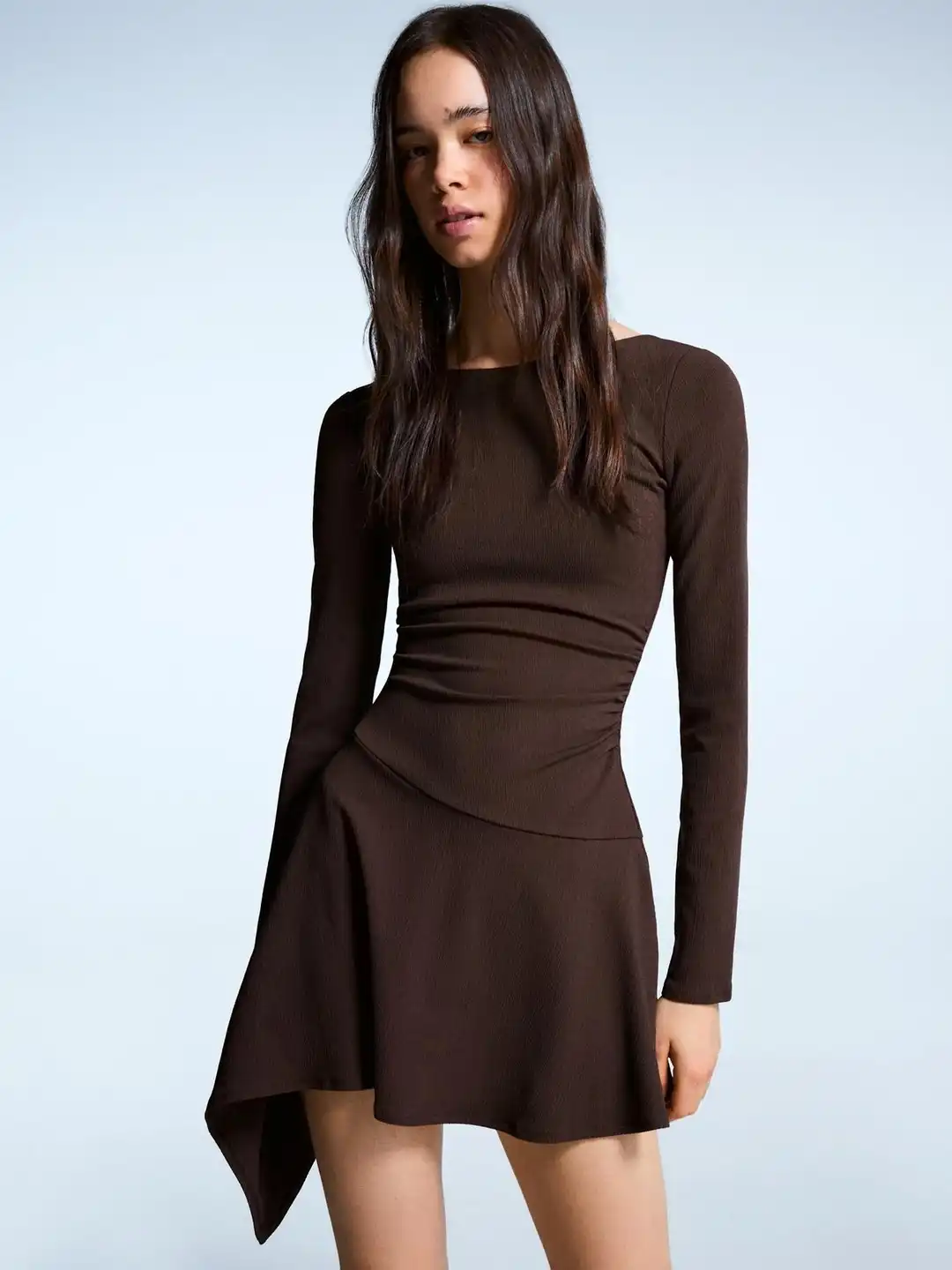 asymmetrical flounce dress Asymmetrical Flounce Gown – Sew Anastasia main image 1