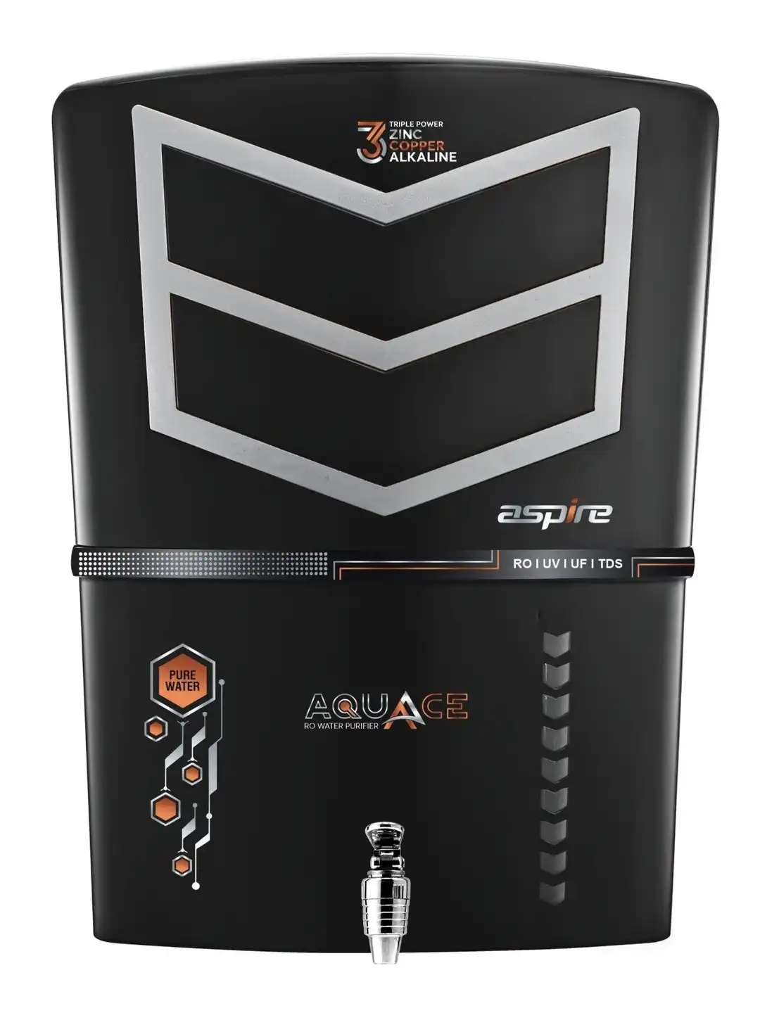 あくえり　0915 Buy AQUA ACE AceAspireZinc Black Zinc Advanced RO Water Purifier