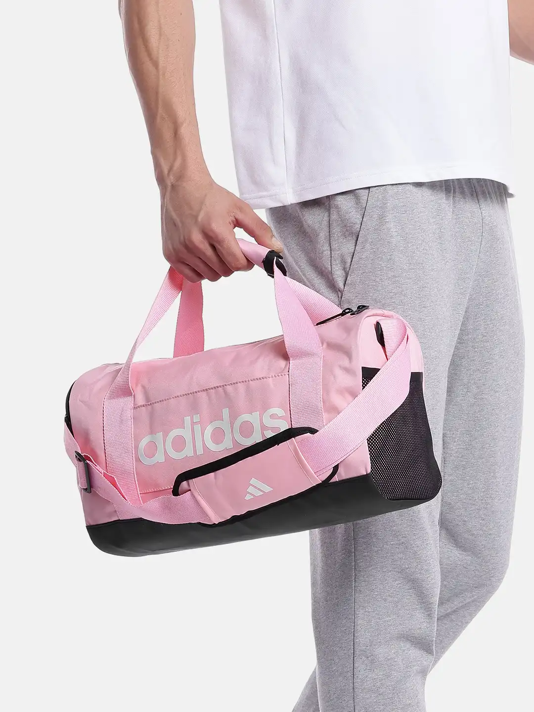 バッグ HLT white pink Buy ADIDAS Unisex Extra Small Linear Duffel Bag - 12.5L - Duffel