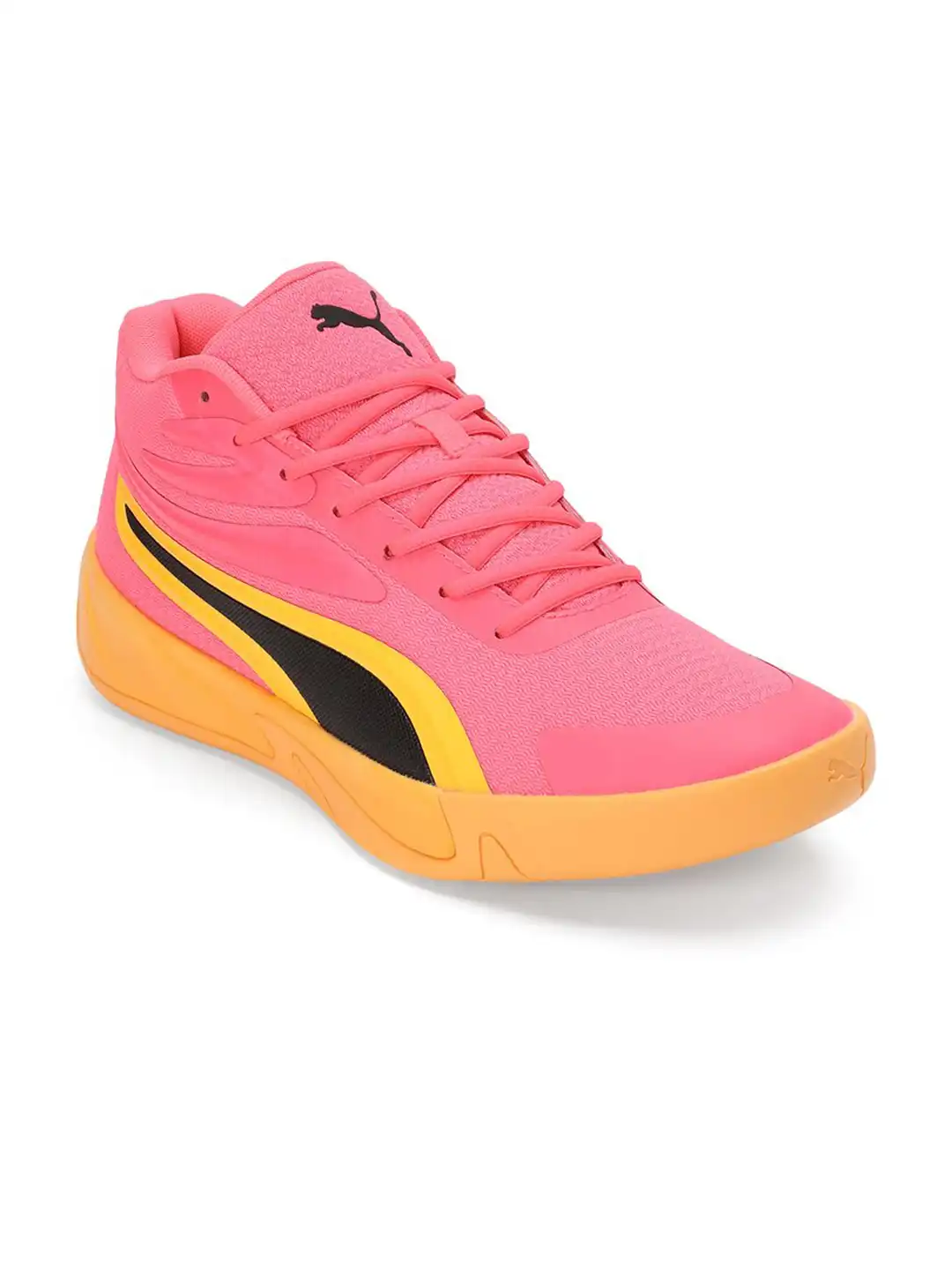 Puma バスケットボールシューズ ピンク/イエロー Buy Puma Court Pro Basketball Shoes - Sports Shoes for Unisex