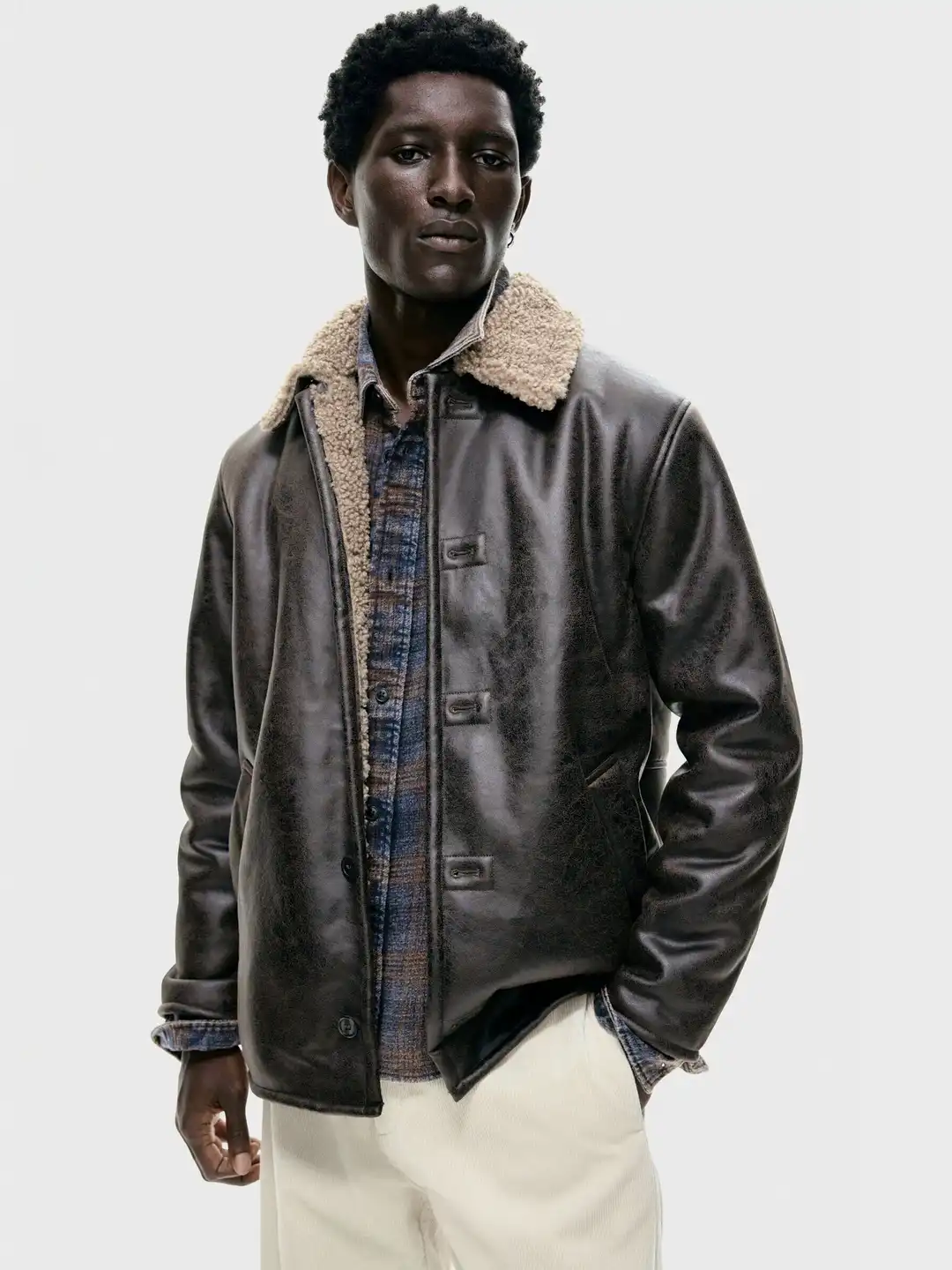 Buy H&M Jacket In Coated Fabric - Jackets for Men 38264029 | Myntra