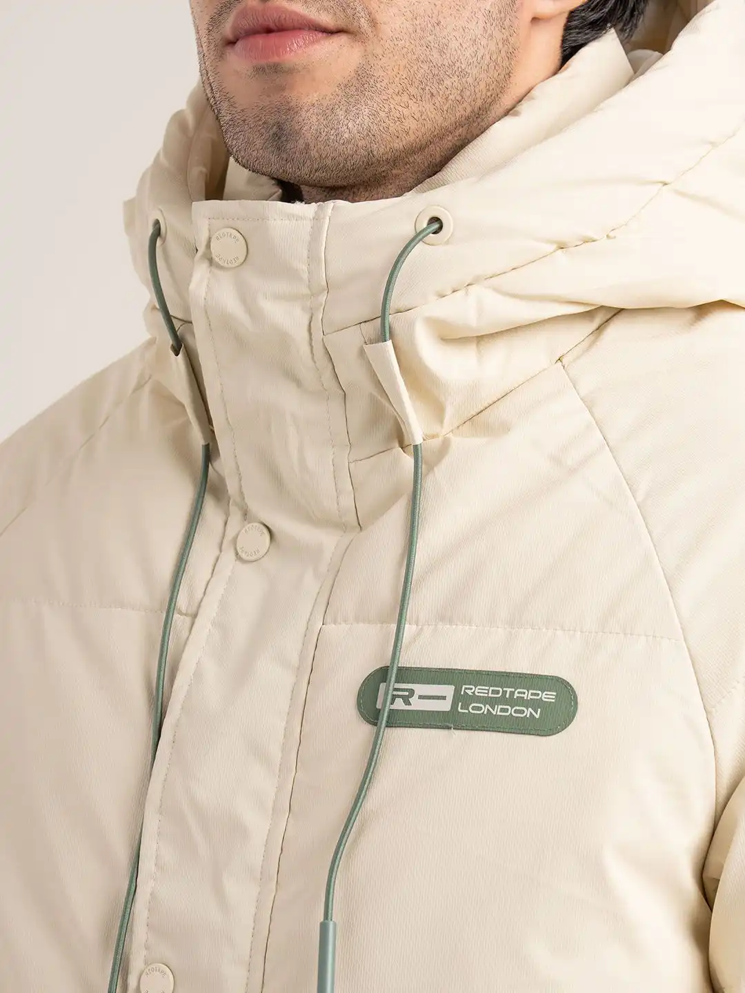 Buy Red Tape Hooded Long Sleeves Straight Padded Jacket - Jackets